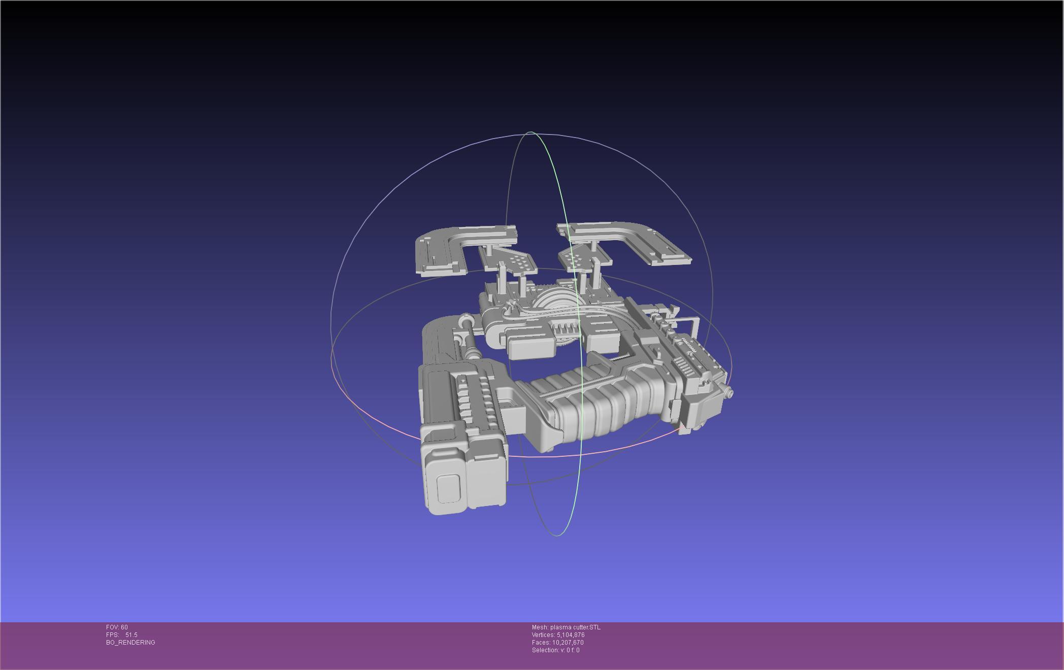 Dead Space Plasma Cutter Printable Model 3d model