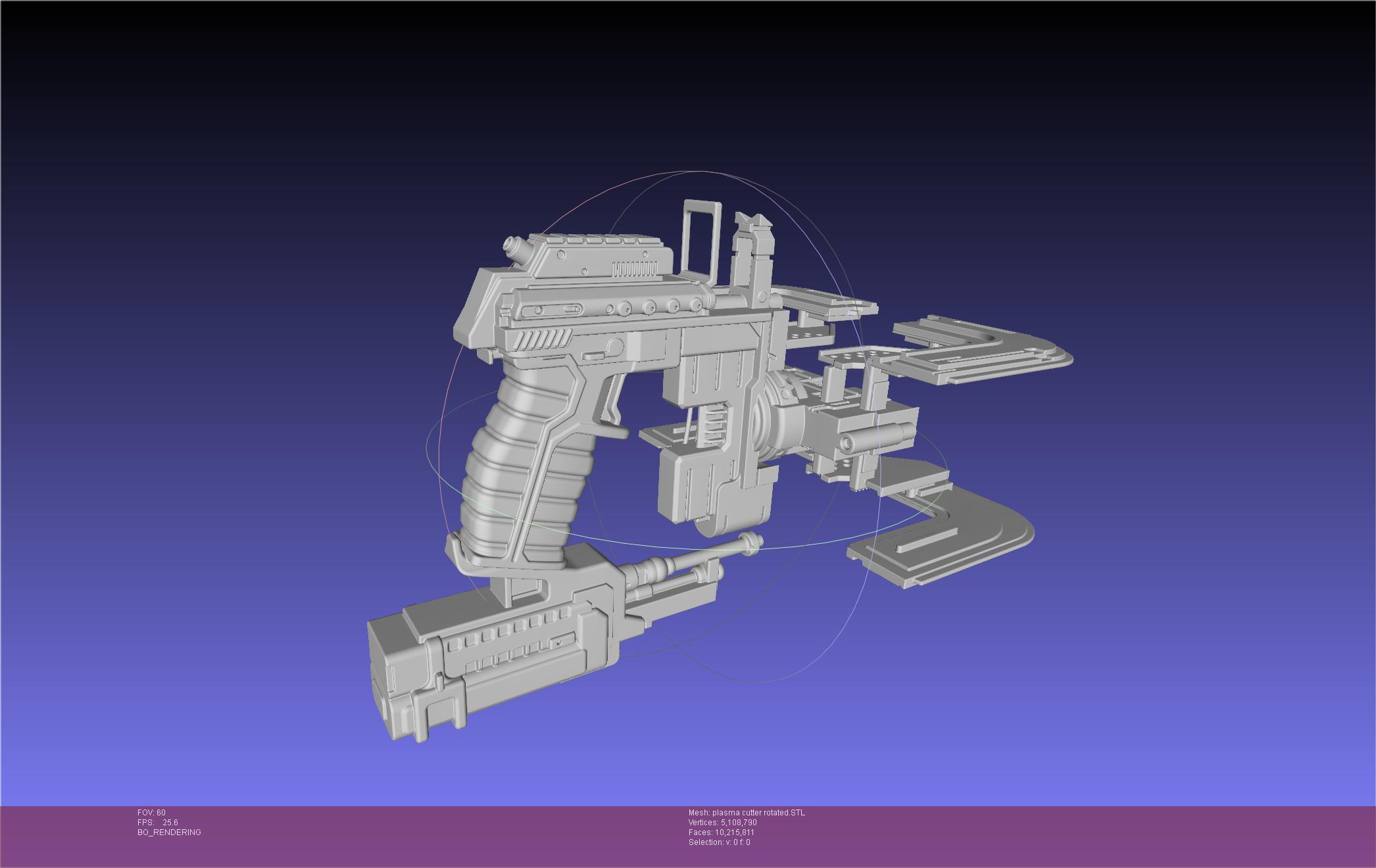 Dead Space Plasma Cutter Printable Model 3d model