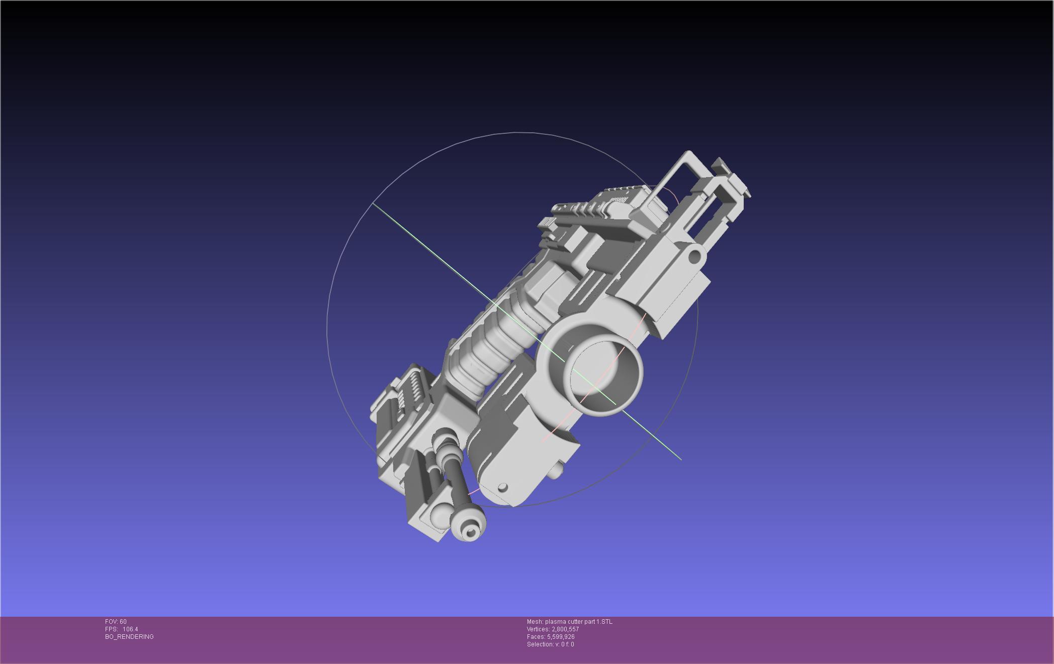 Dead Space Plasma Cutter Printable Model 3d model