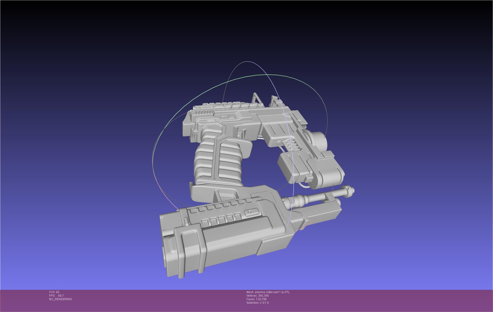 Dead Space Plasma Cutter Printable Model 3d model