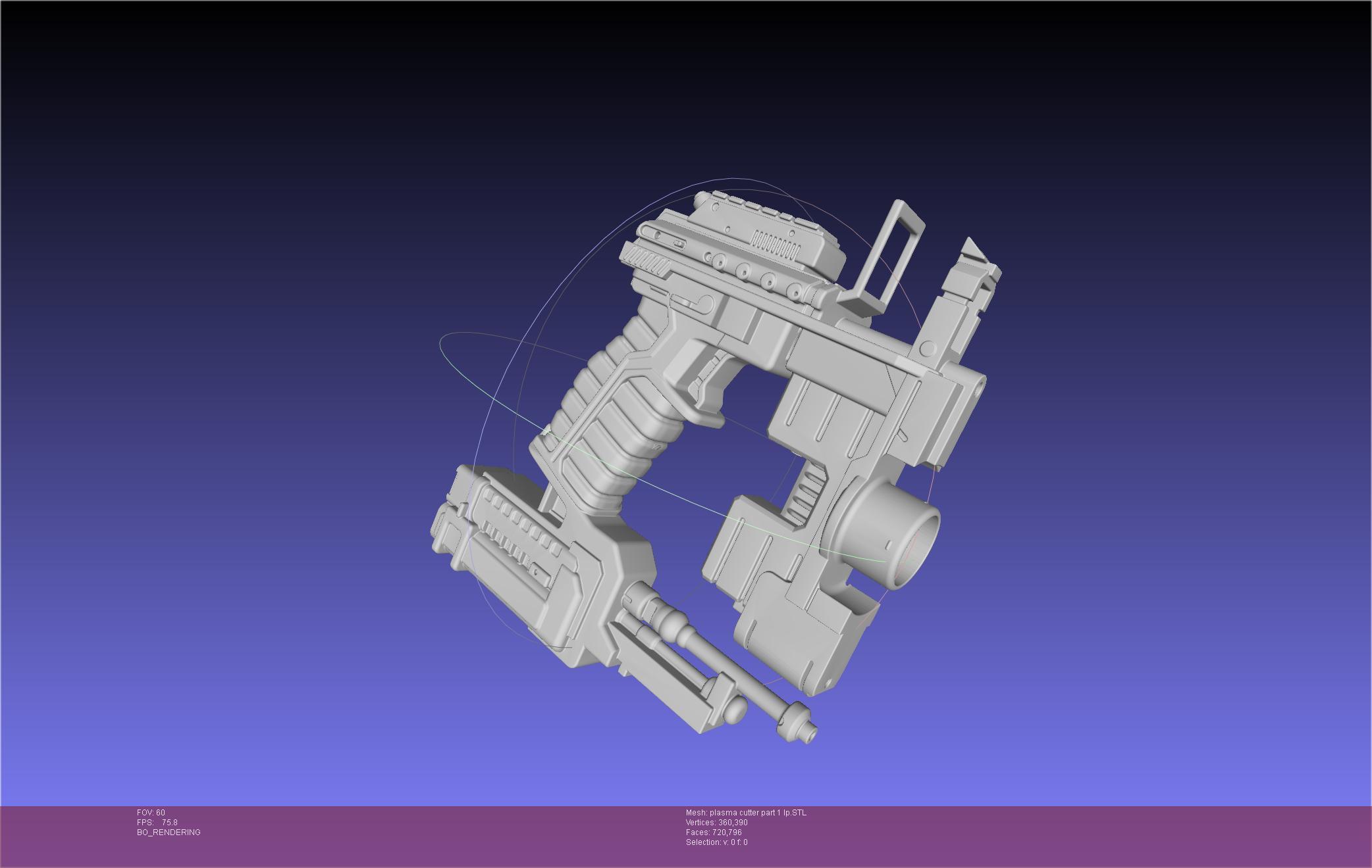 Dead Space Plasma Cutter Printable Model 3d model