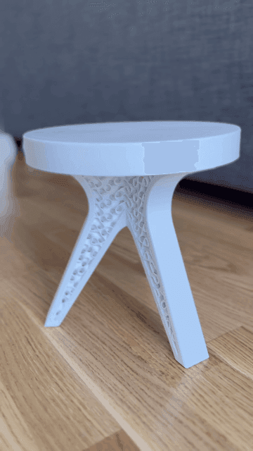 ZIDLICKA gyroid stool 3d model