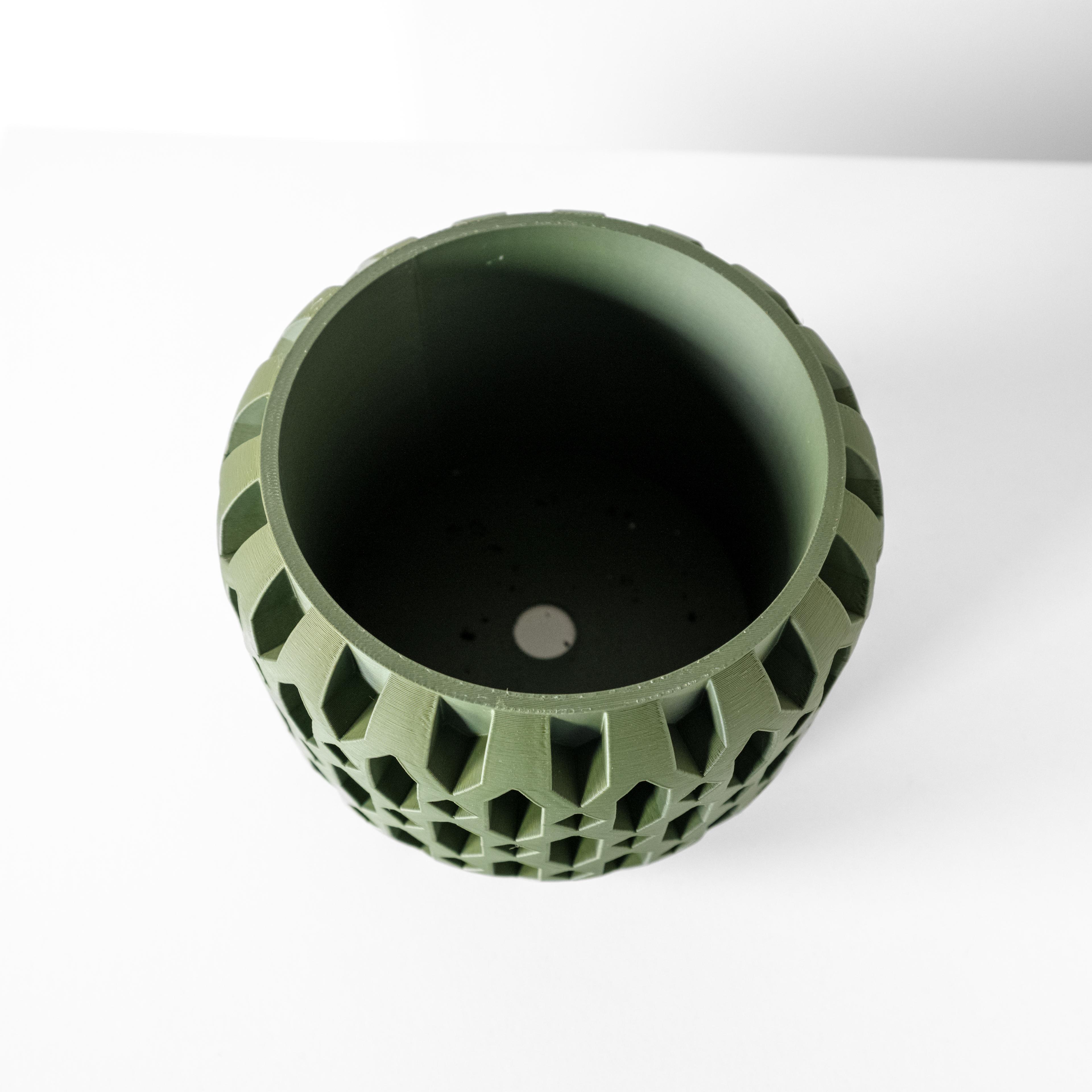 The Ritar Planter Pot with Drainage Tray & Stand by Terra de Verdant 3d model