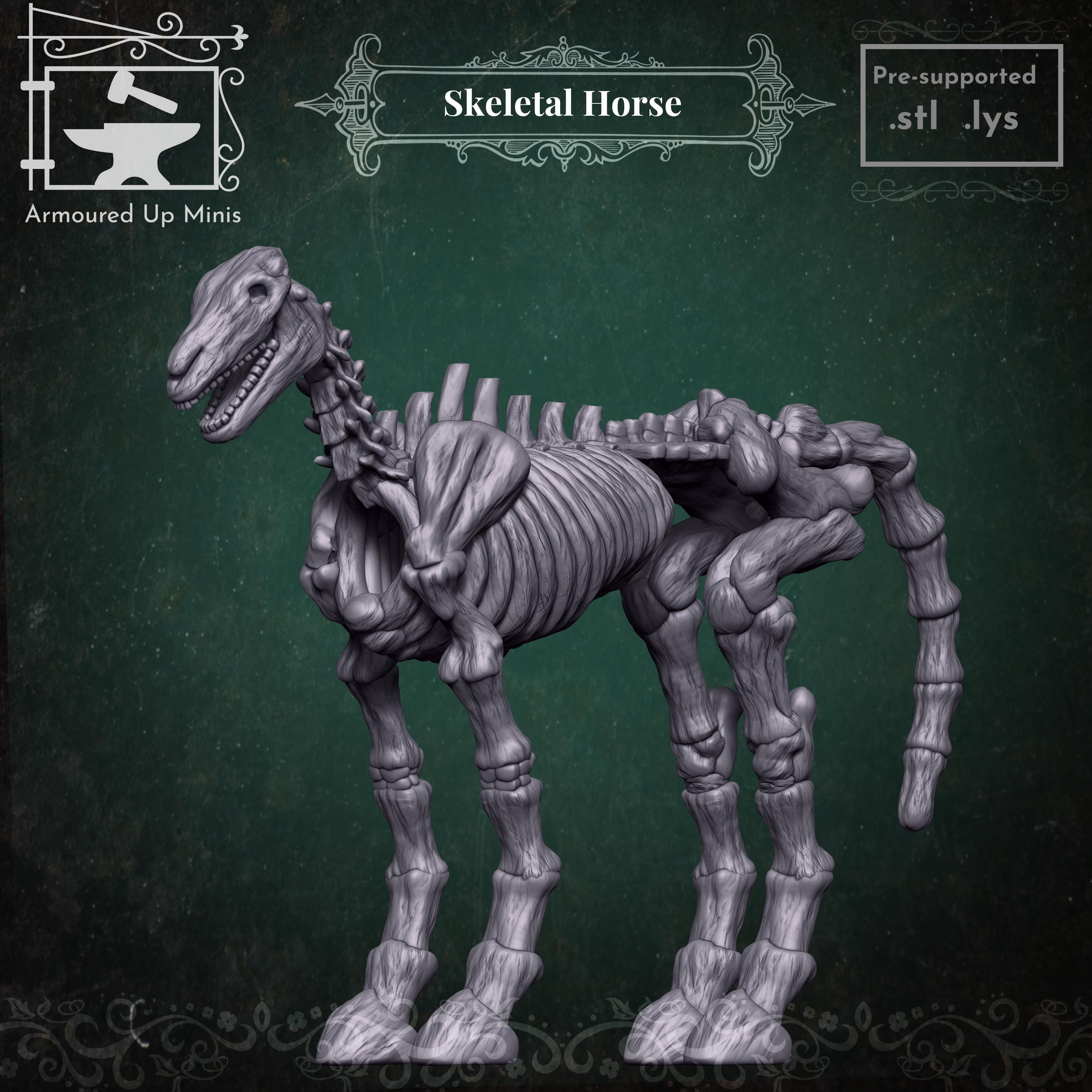 Skeletal Horse 3d model