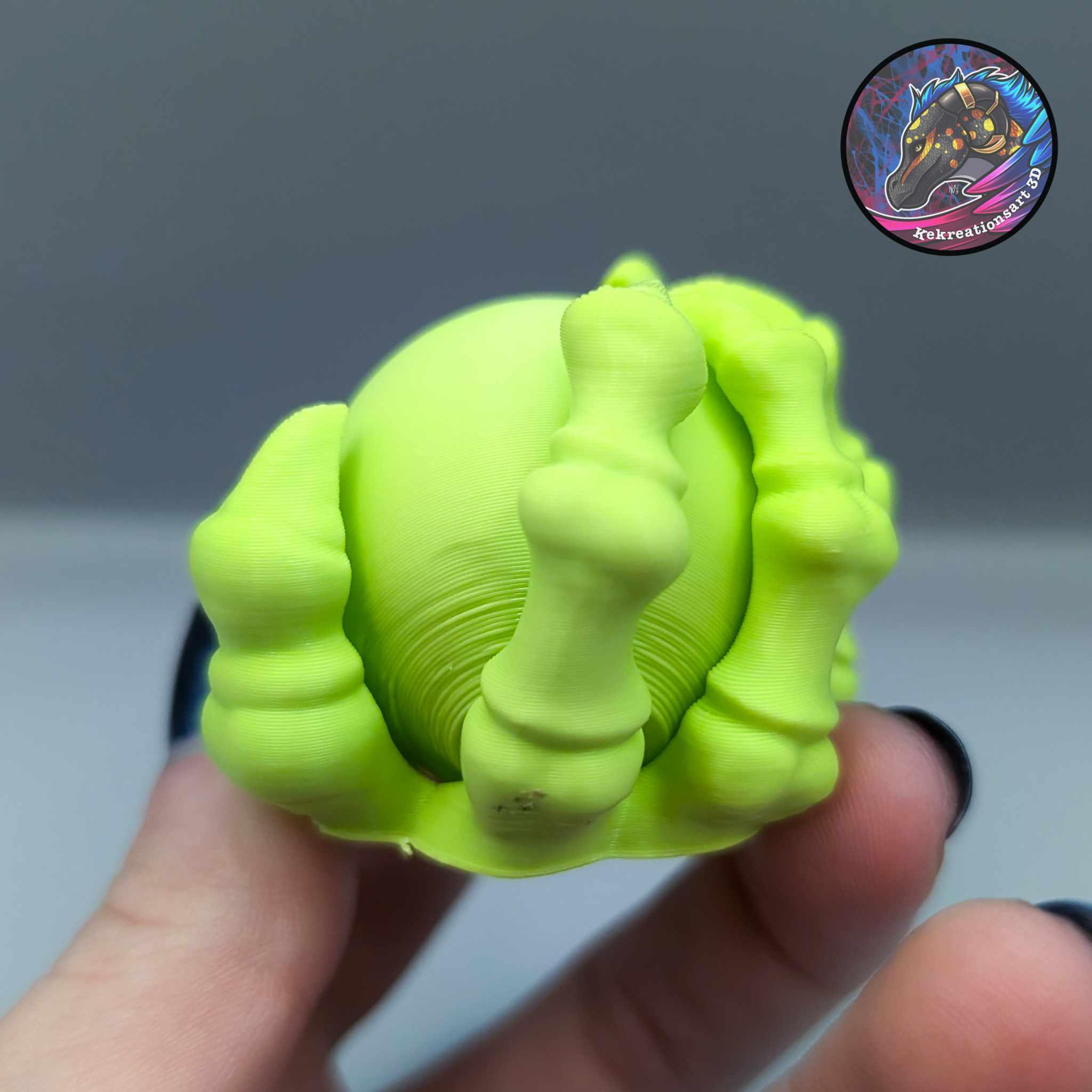 skelly ball fidget colored 3d model