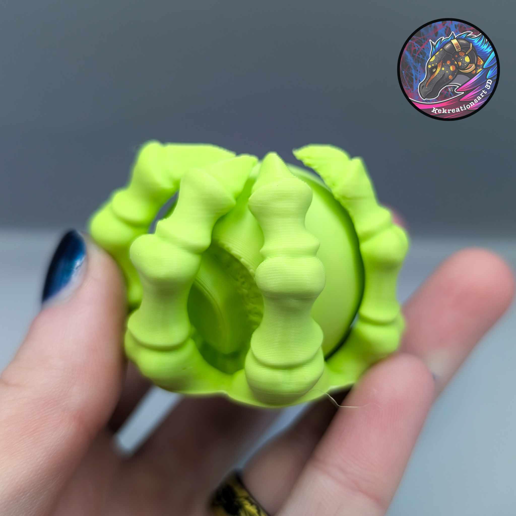 skelly ball fidget colored 3d model