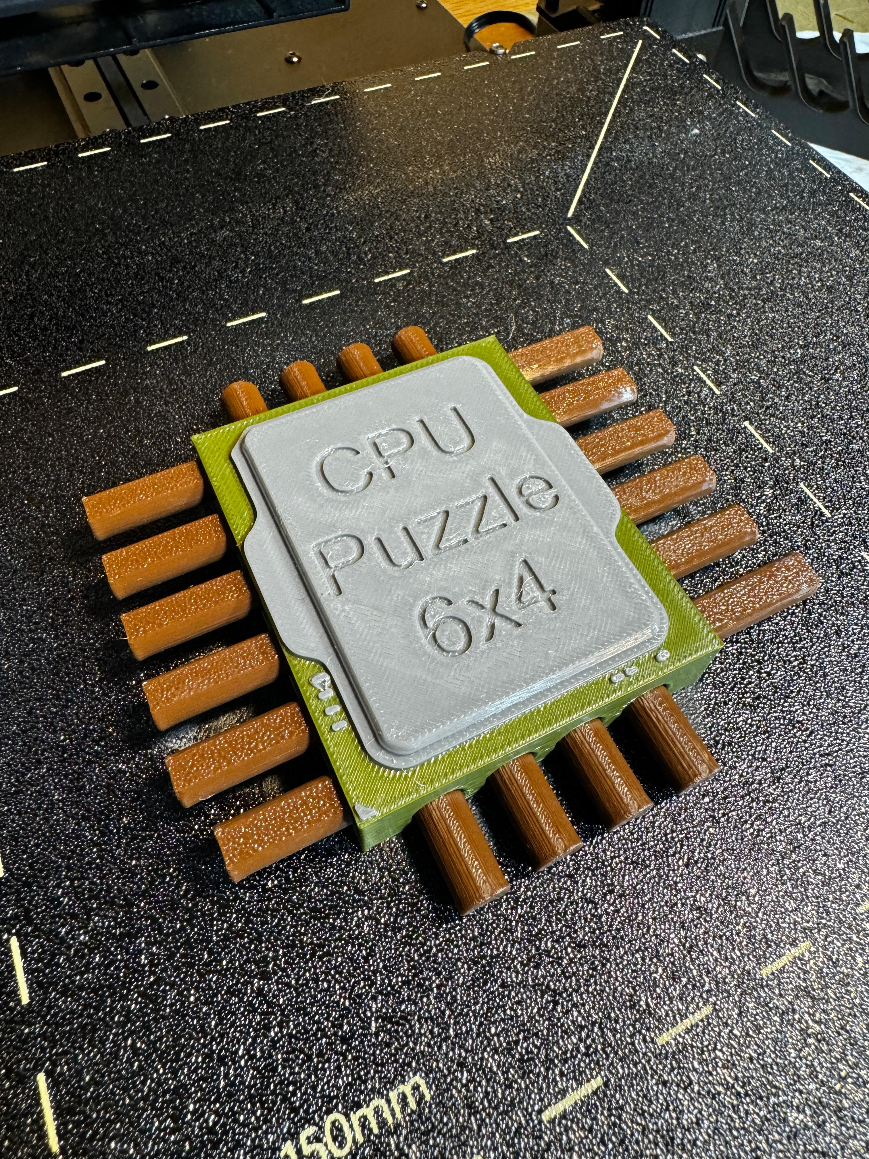 CPU Puzzle 6x4 (Intel) 3d model