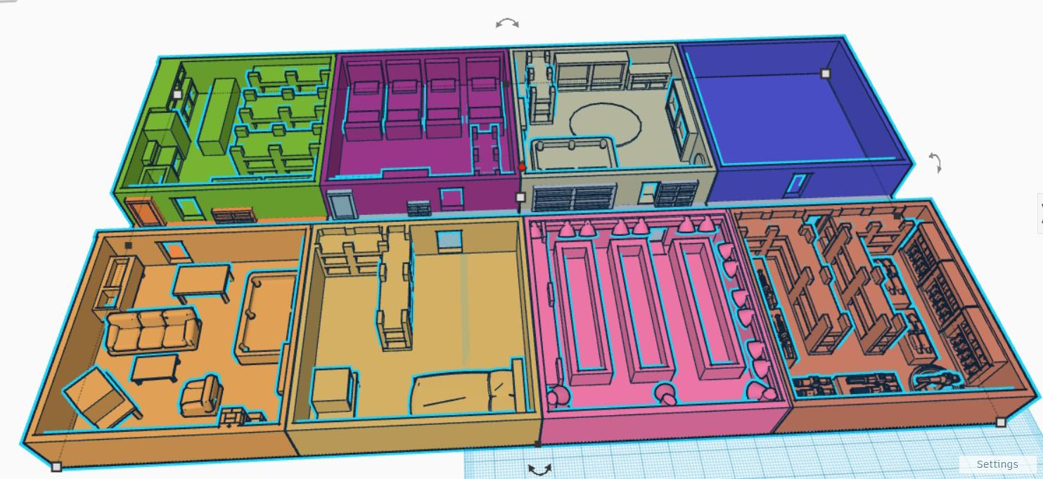 Bomb Shelter Whole 3d model