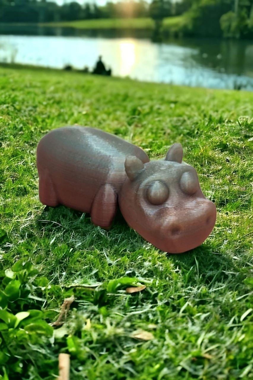 Cute Flexi Hippo 3d model