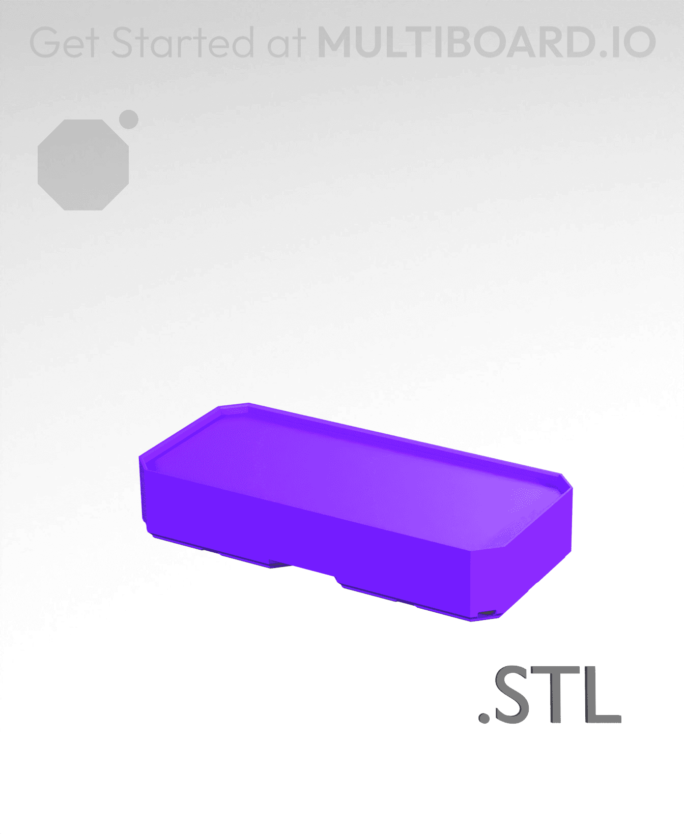 2x1x0·5 - Multibin Insert - STL Remixing File 3d model