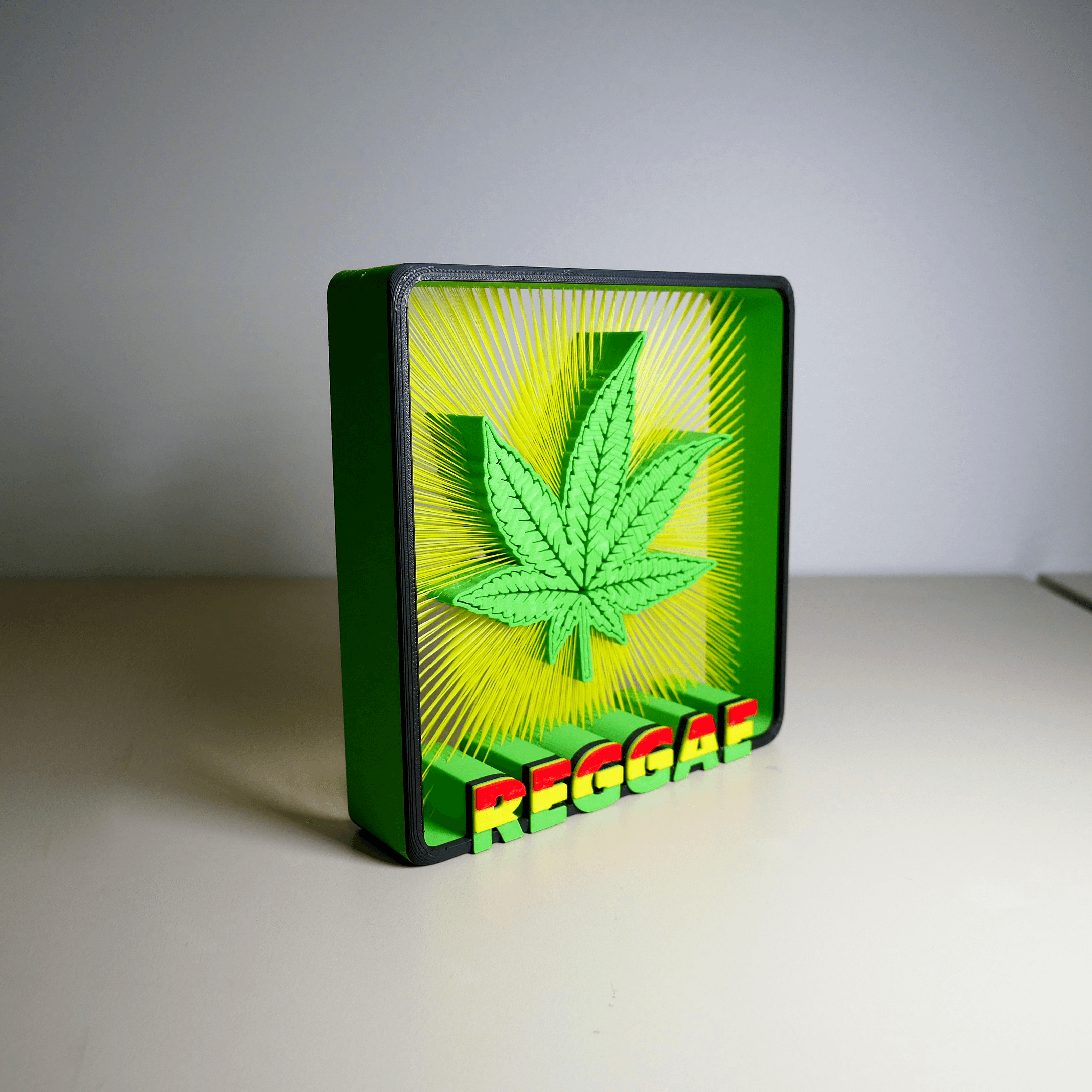 Reggae String Art 3d model