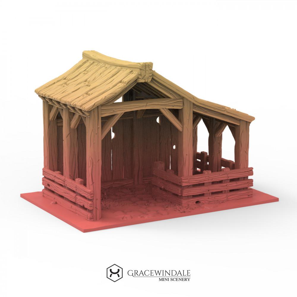 Small Stable 3d model