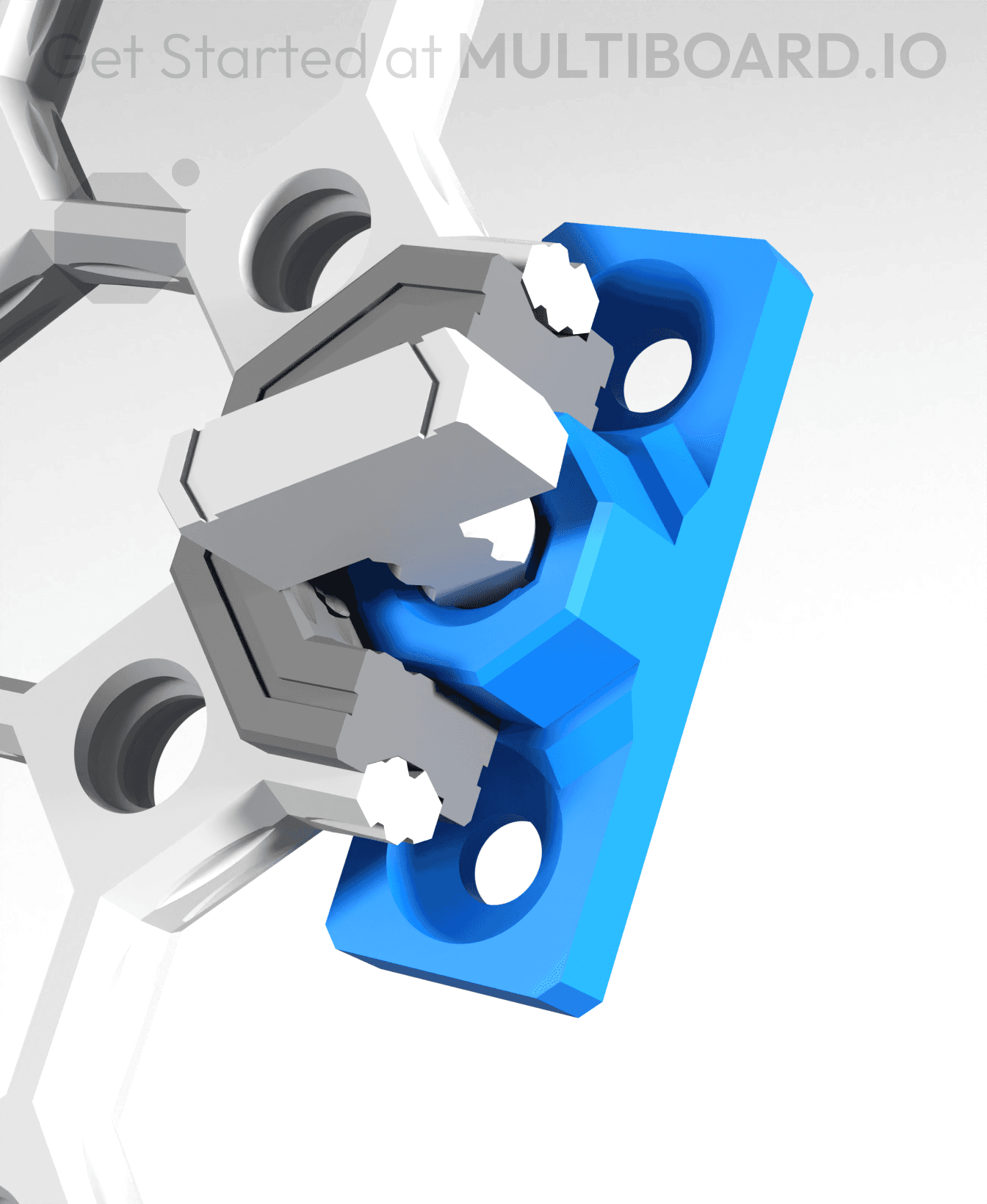 8 mm - Bolt-Lock Mount 3d model