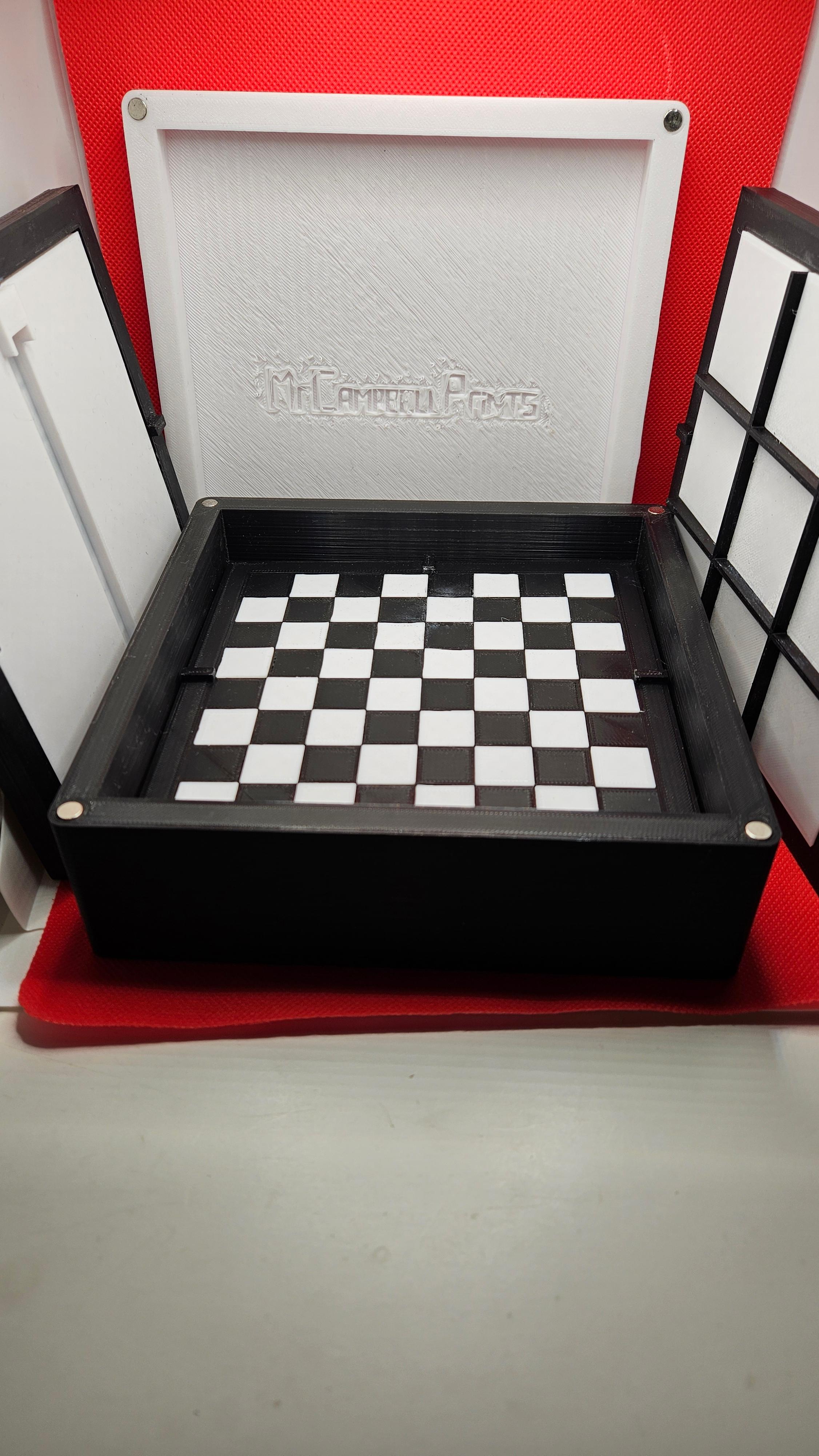 3 in 1 Game Box : Chess,Tic Tac Toe and Connect 4 3d model