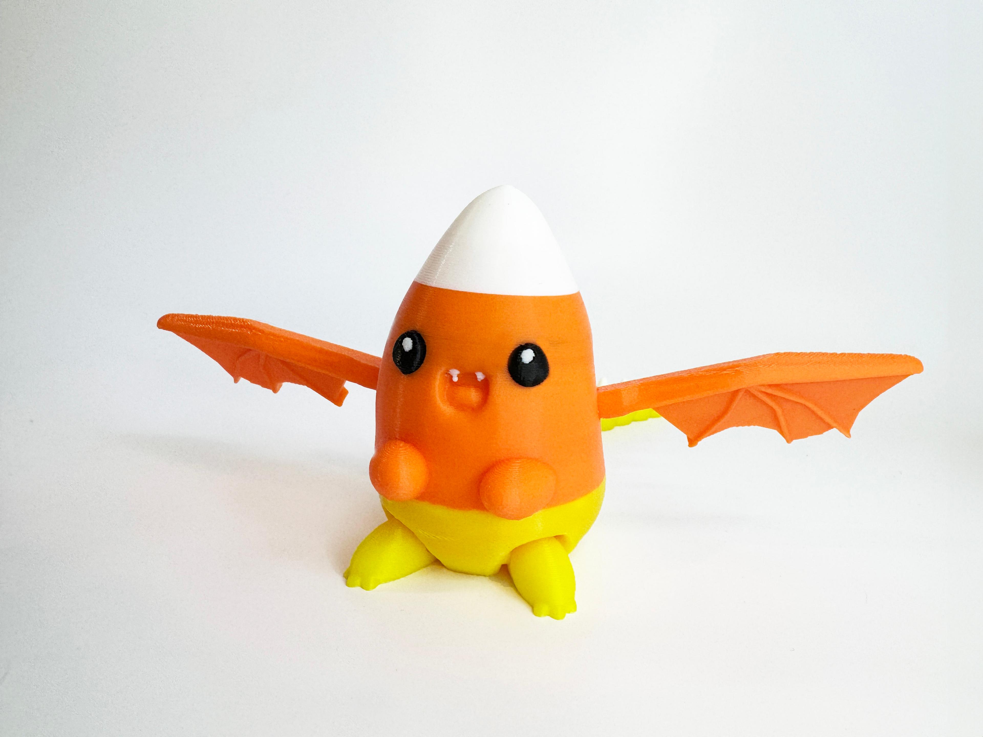 Candy Corn Dragon by Teal Cat Creative 3d model