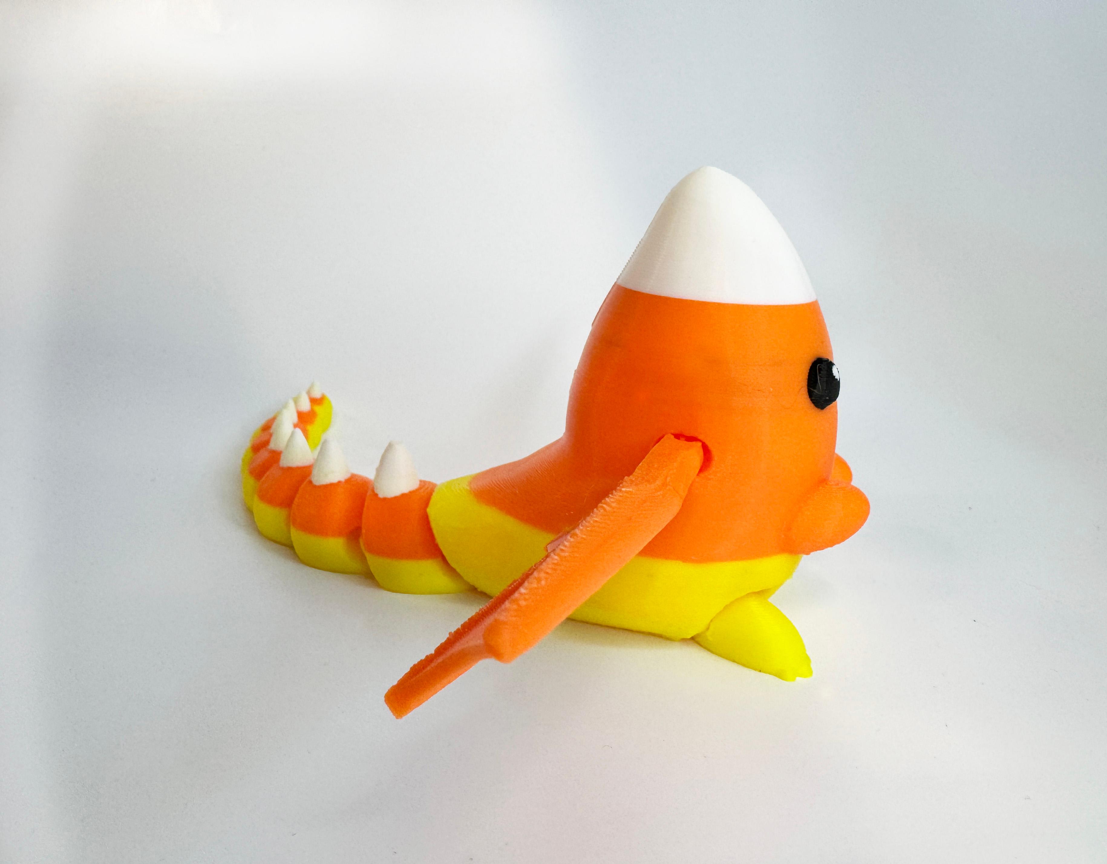 Candy Corn Dragon by Teal Cat Creative 3d model