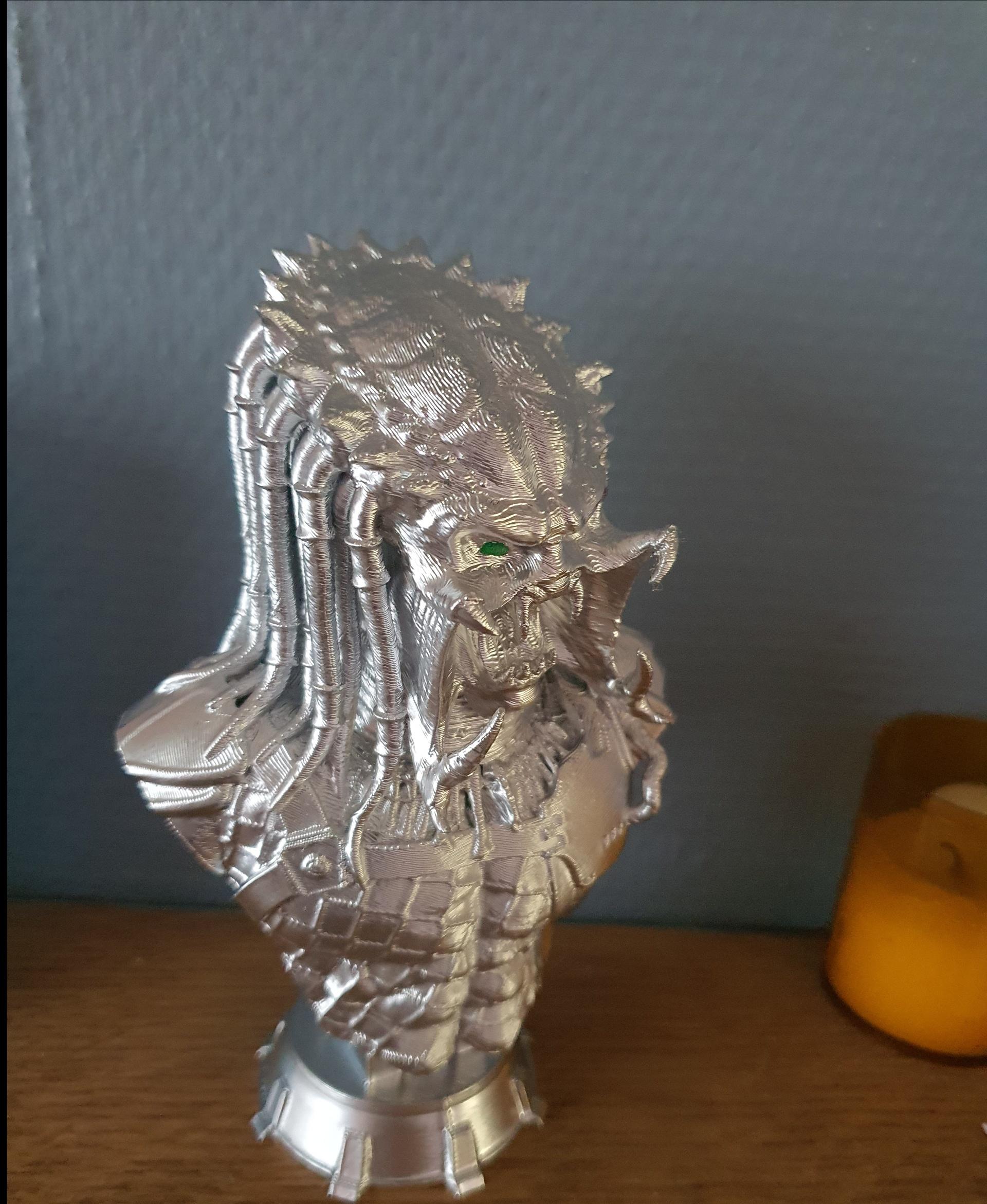 Predator Bust (Pre-Supported) - Merci, mon mari est super content.  - 3d model