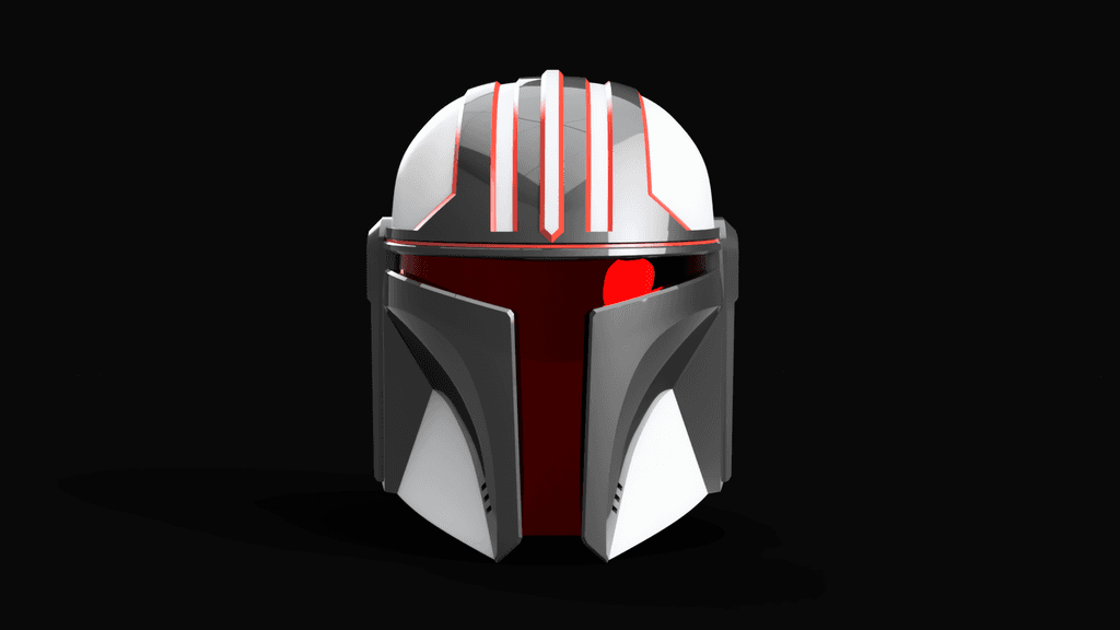 "The Marauder" - custom post imperial helmet 3d model