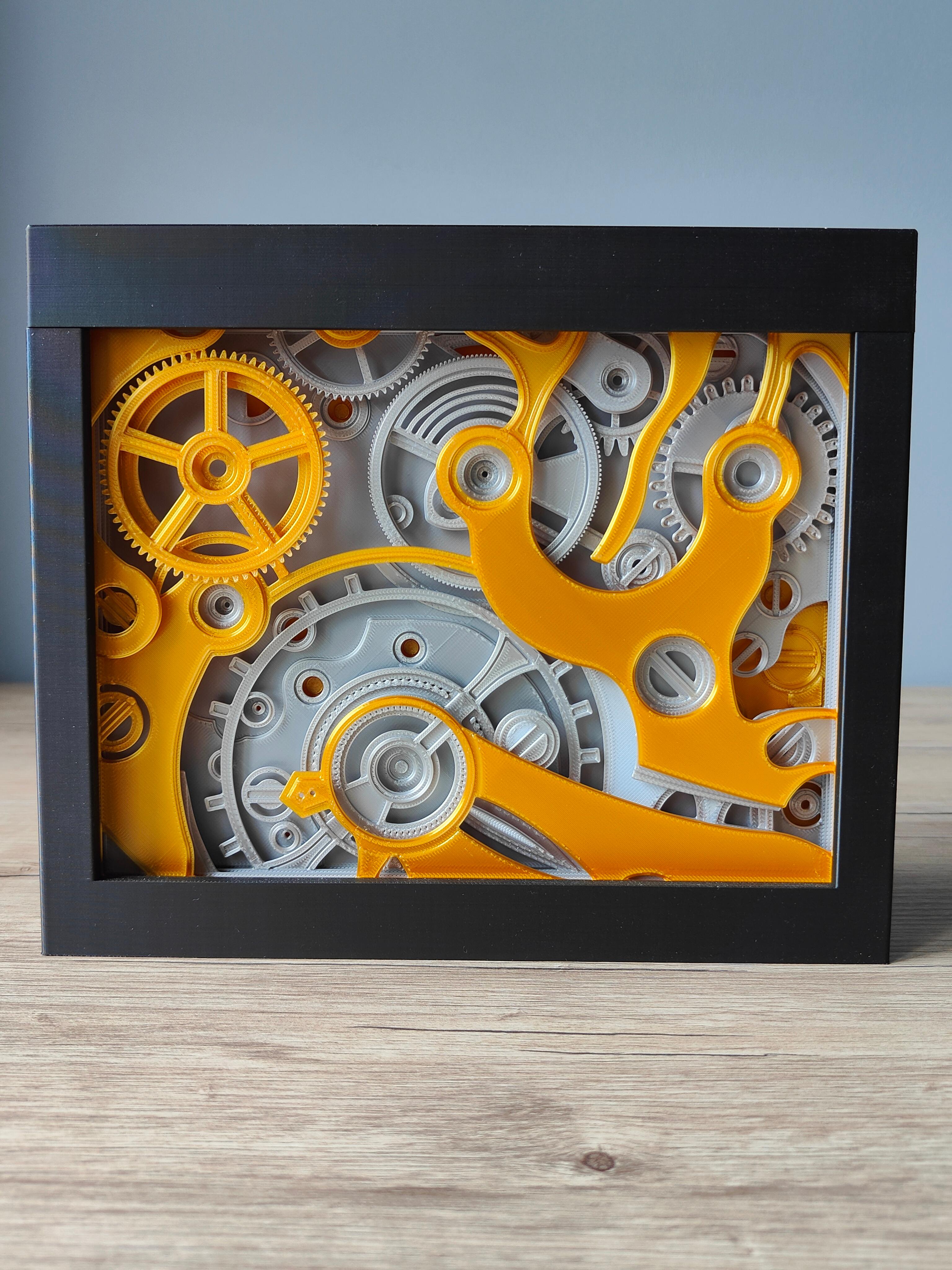 Clockwork Shadow Box 3d model