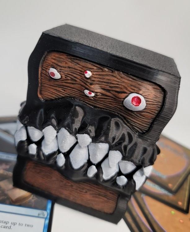 Wooden Mimic Card Box  3d model