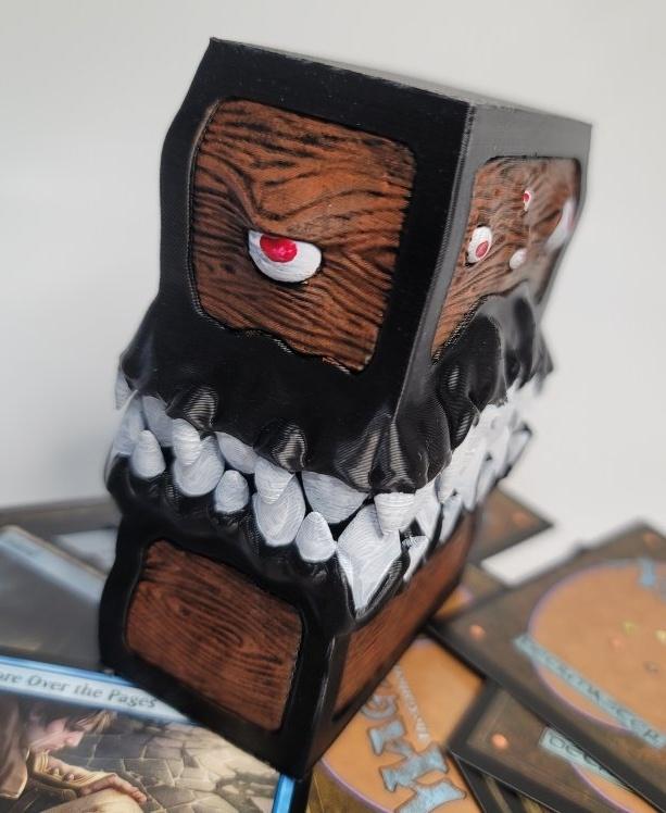 Wooden Mimic Card Box  3d model