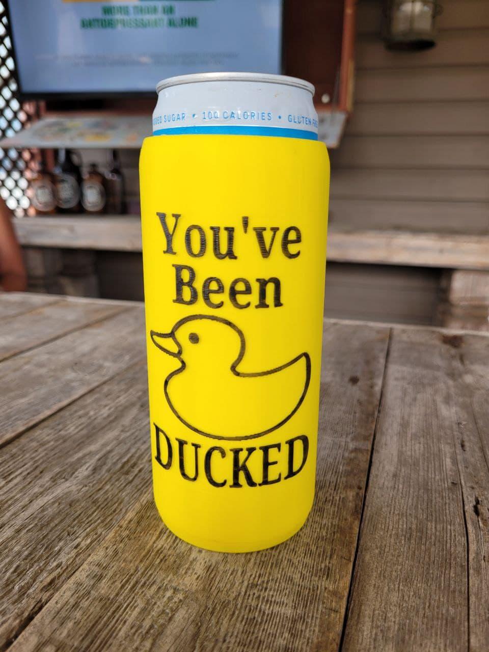 You've been Ducked Can Koozies 3d model