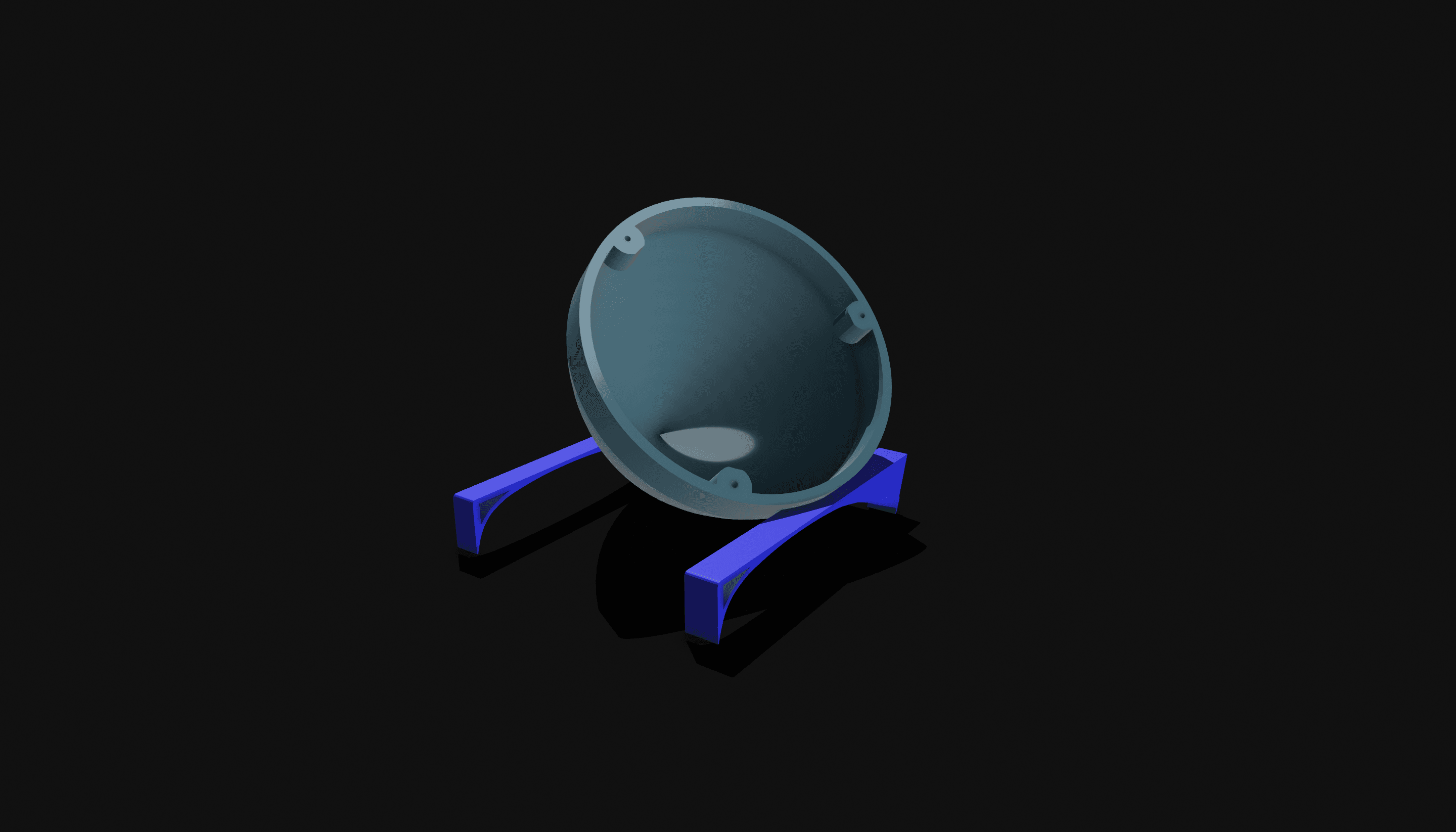 Speaker shell on Subaru 3d model