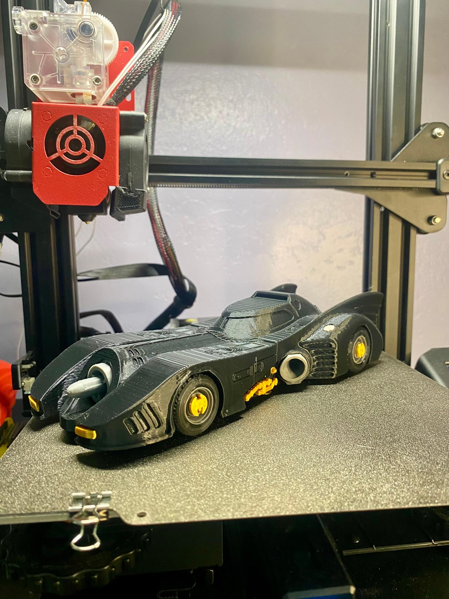 1989 Batmobile Kit (No Support, No AMS, No Glue) 3d model