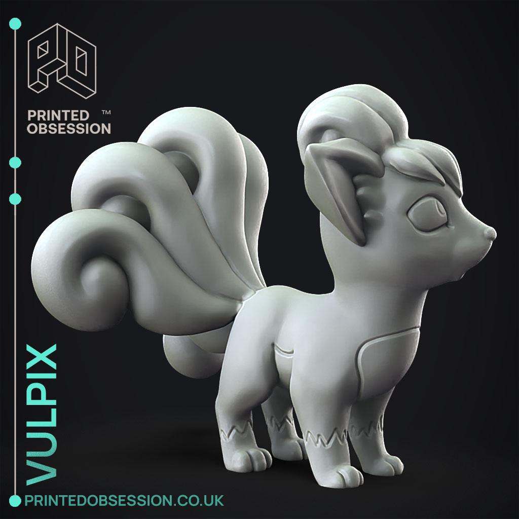 Vulpix - Pokemon - Fan Art 3d model