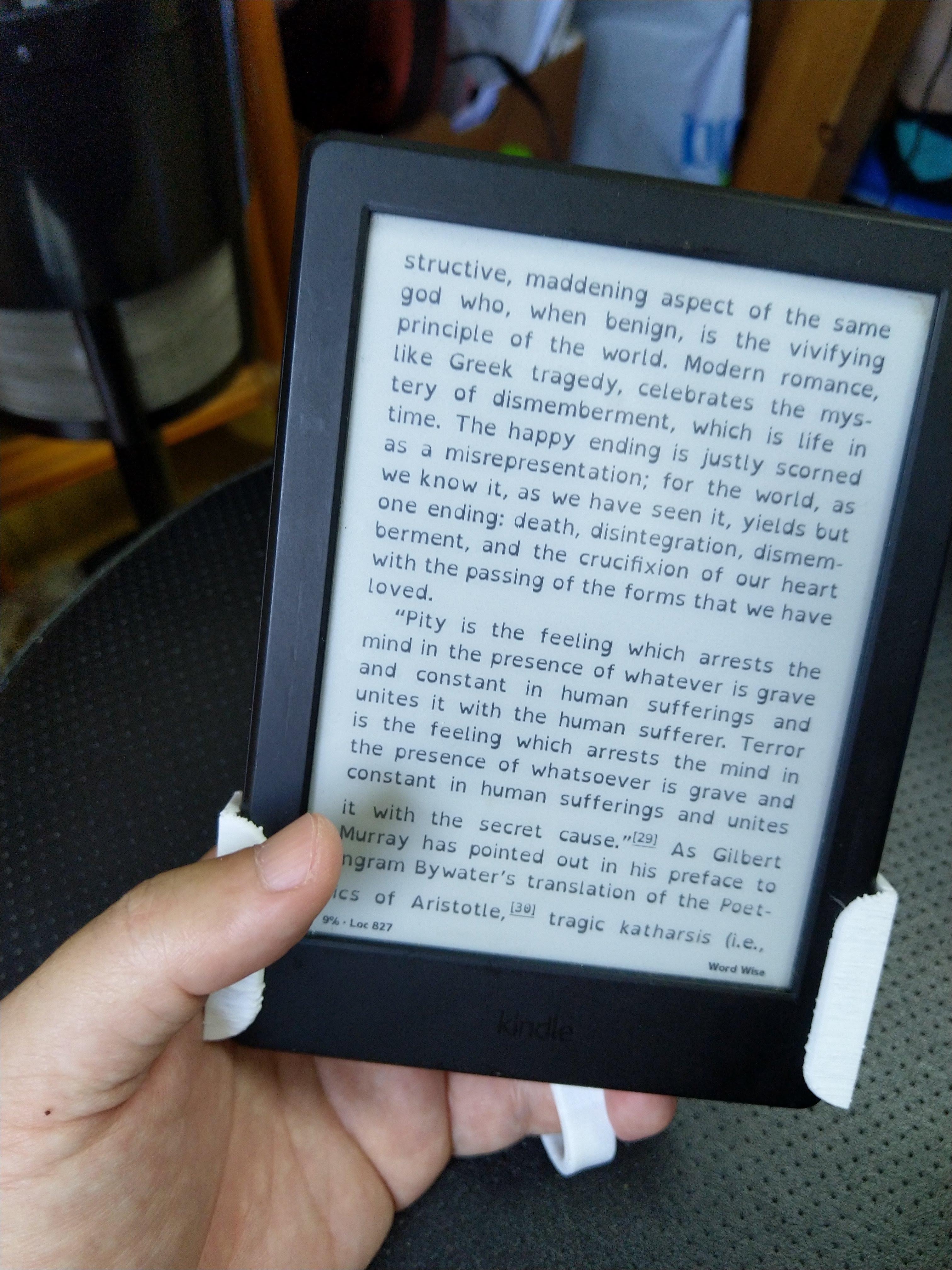 knuckle grip for 8th gen kindle 3d model