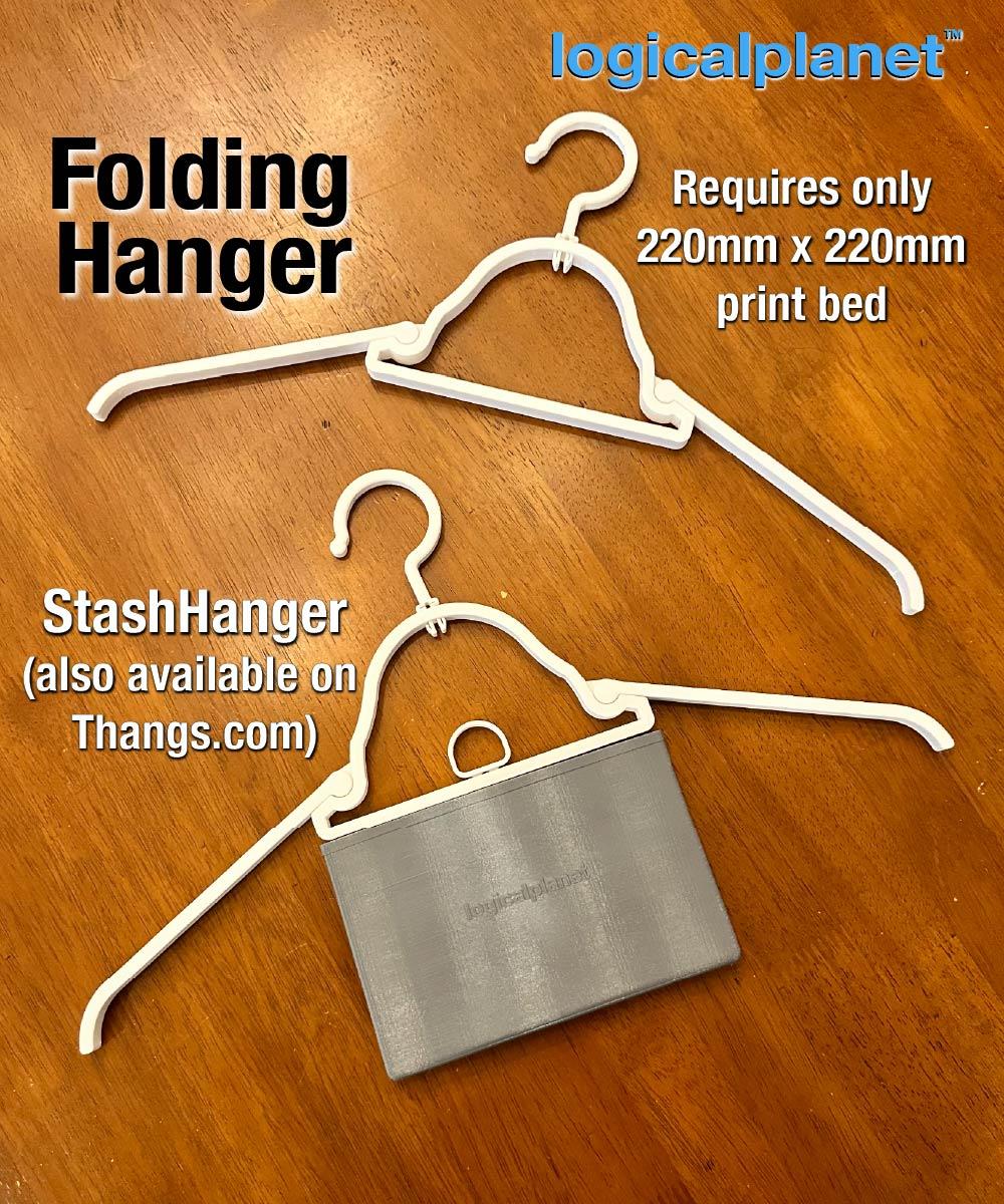 Folding Hanger 3d model