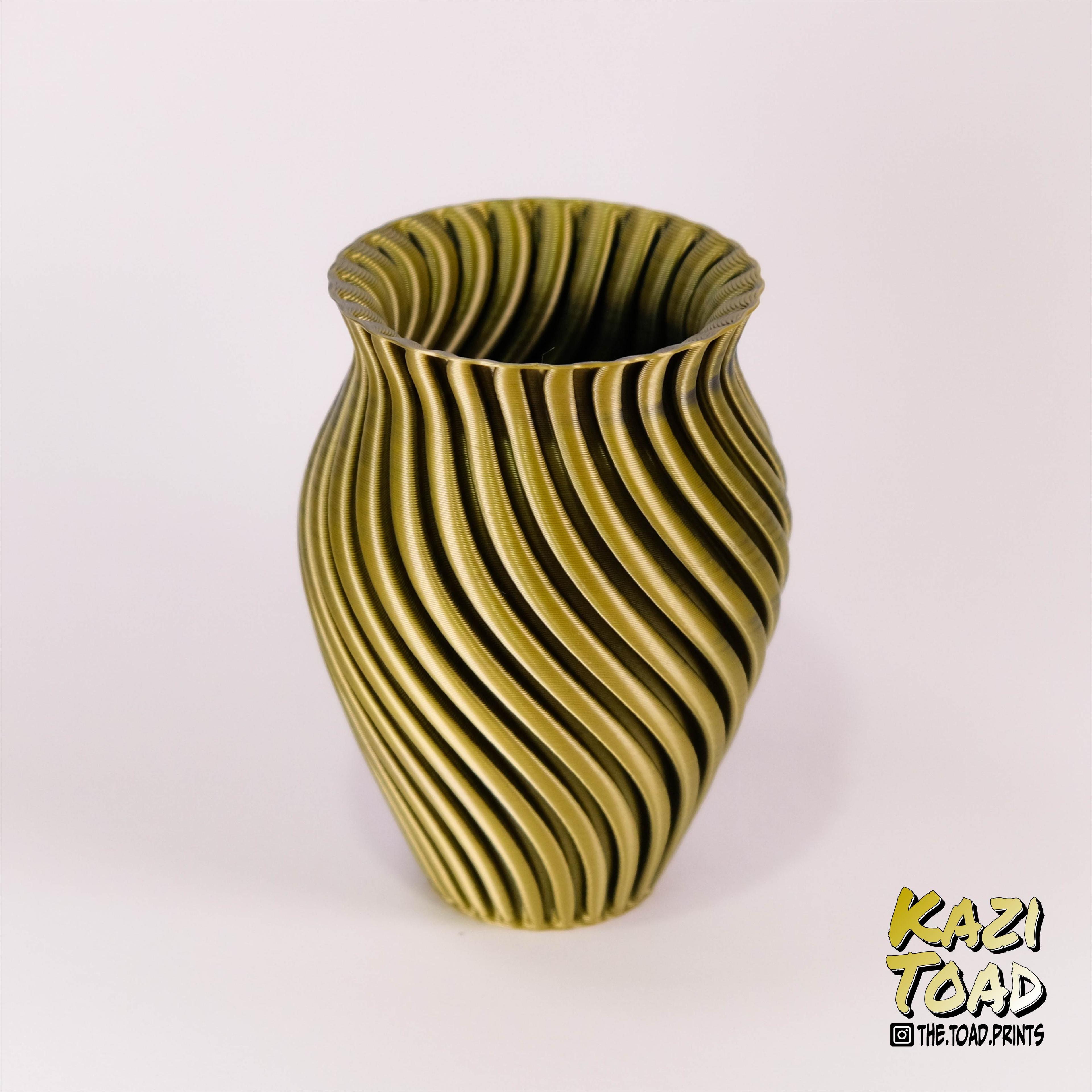 Spiral urn (Vase No. 3) 3d model