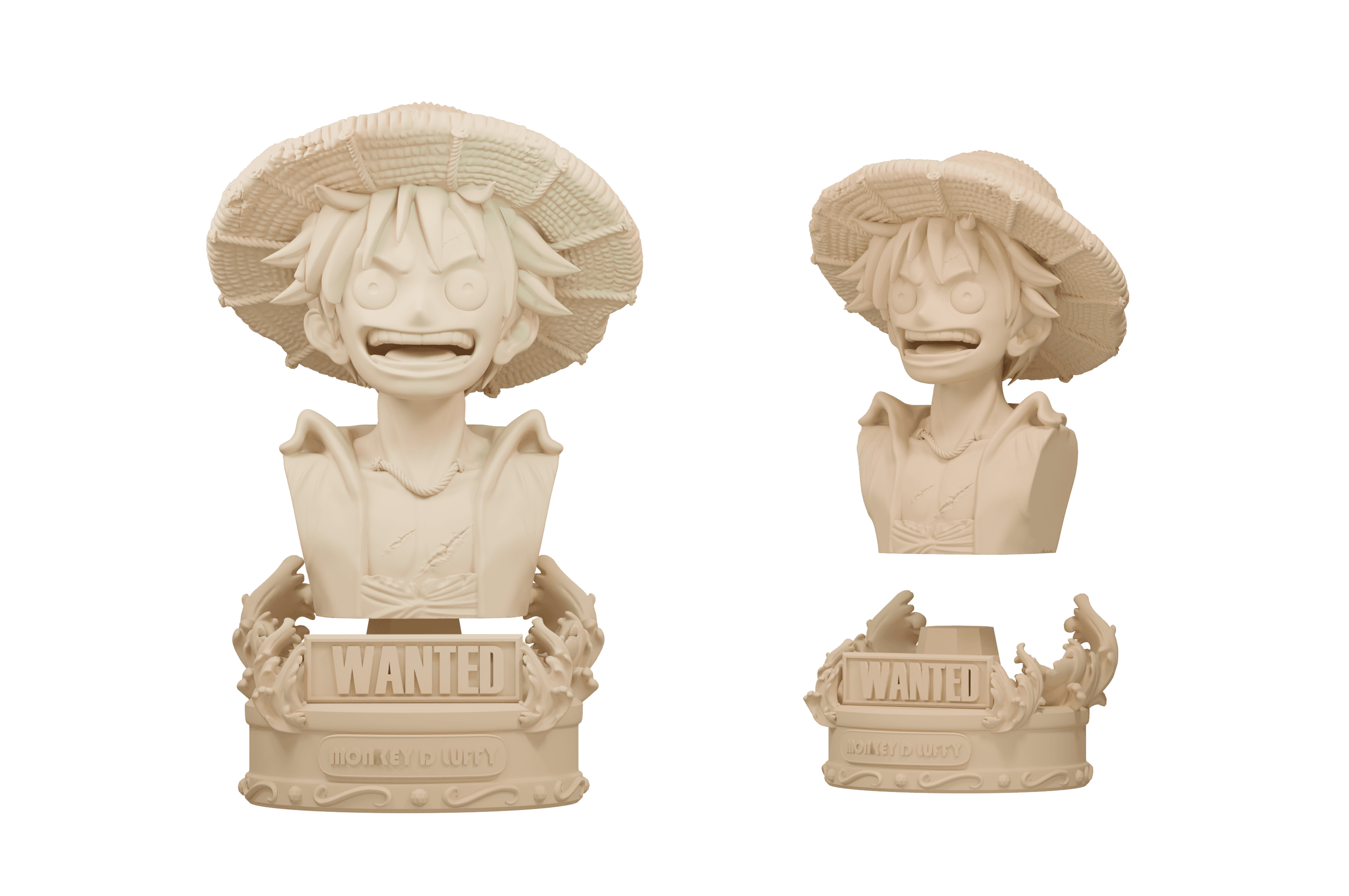 Luffy Bust 3d model