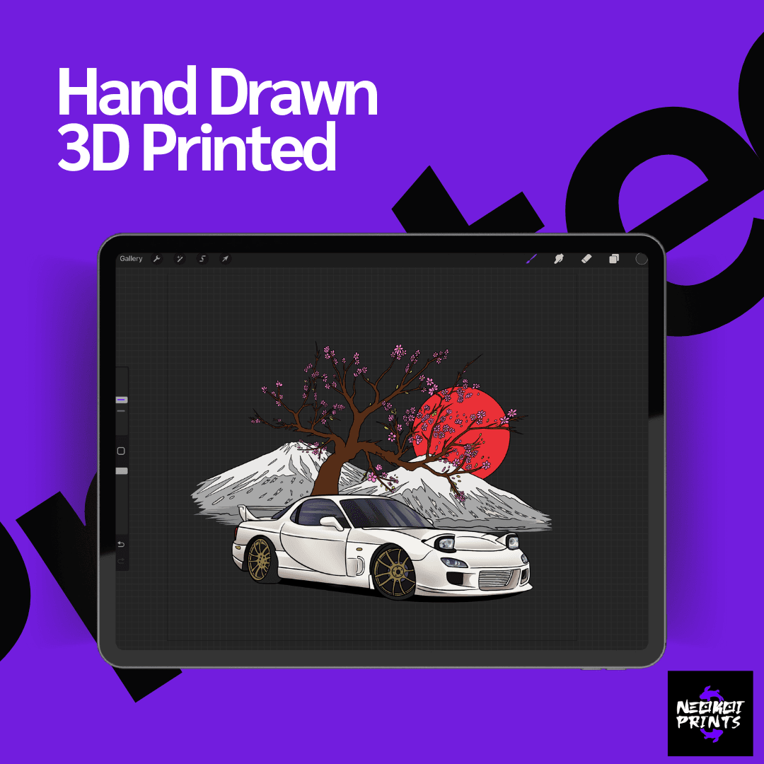 Framed RX7 3d model