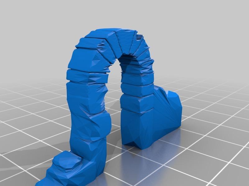 Archway for gaming 3d model