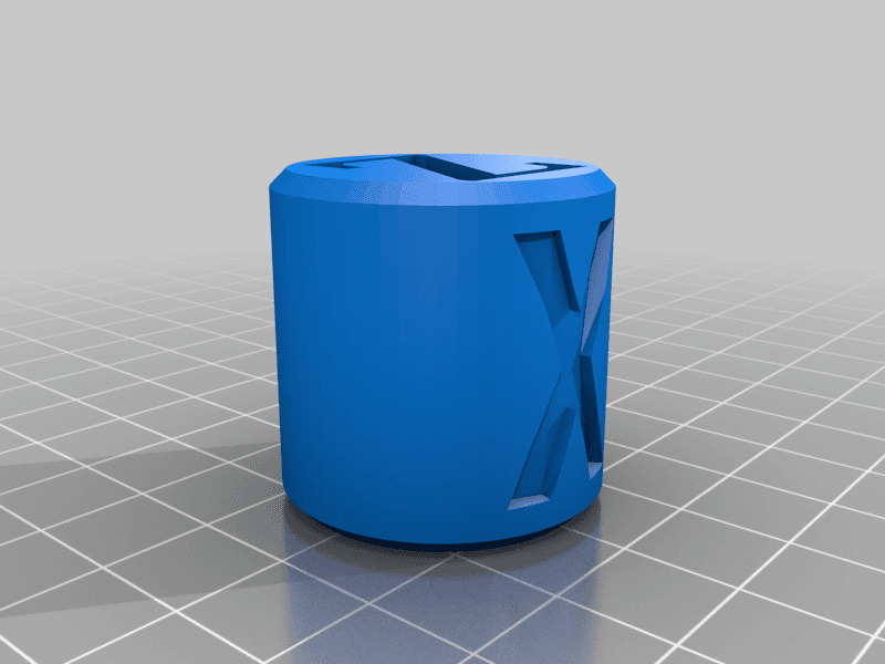 Worthless XYZ Calibration Cylinder 3d model