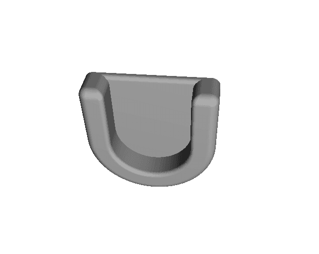 Simple Rod mount 3D model 3d model