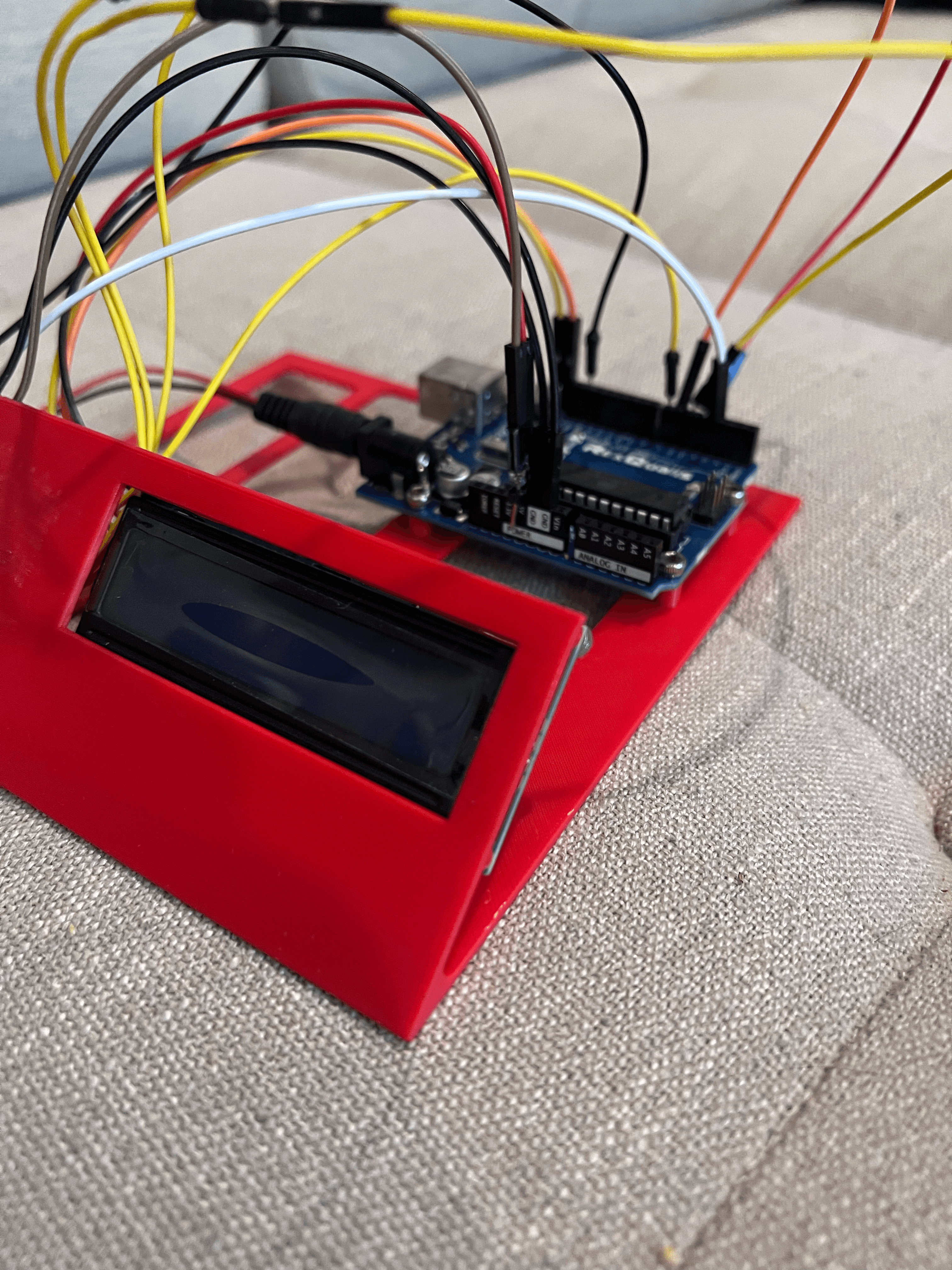 Arduino Uno Lcd Holder 3d model