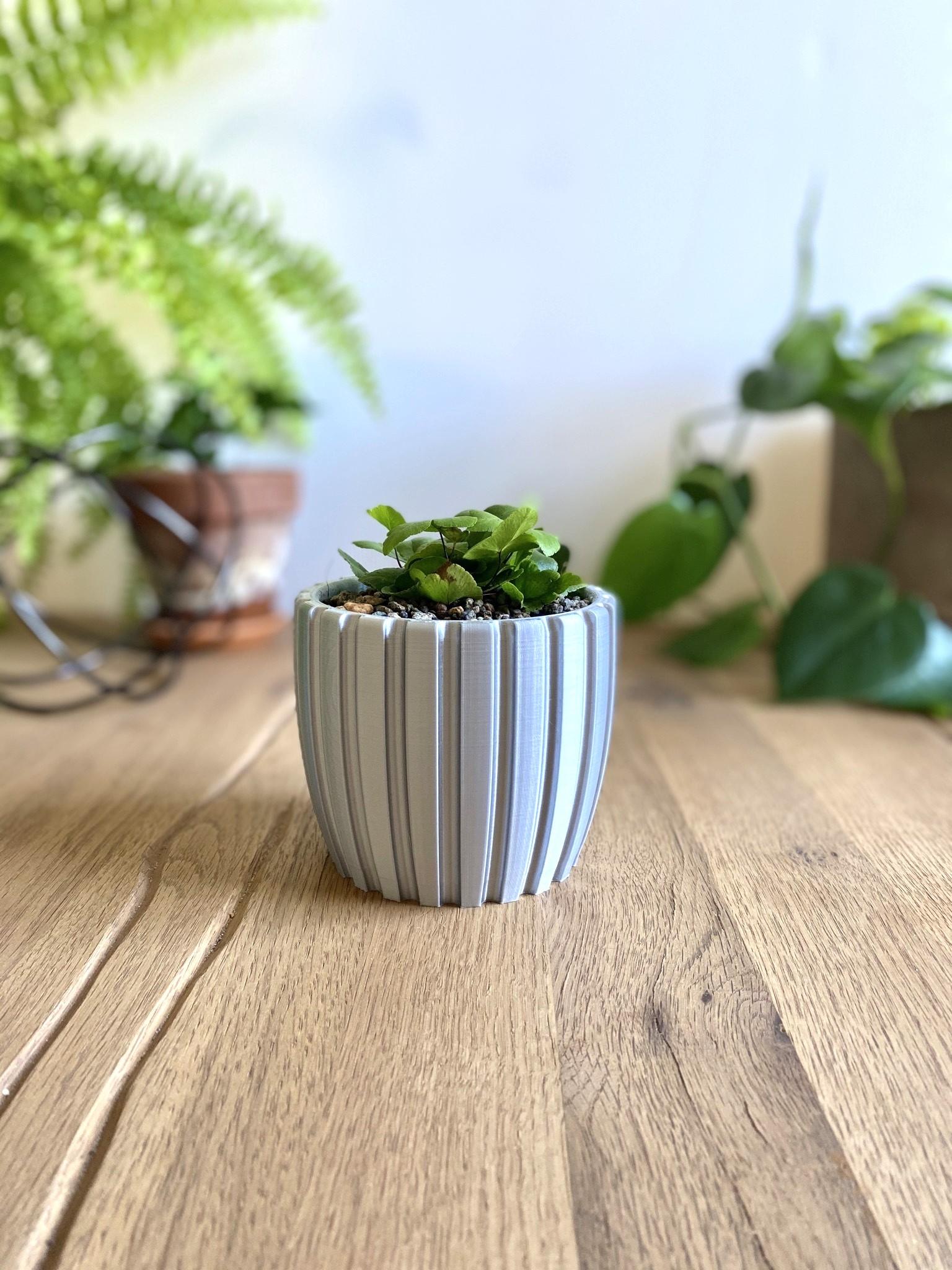 Set of 7 Modern Planter / Use Filament Leftovers 3d model