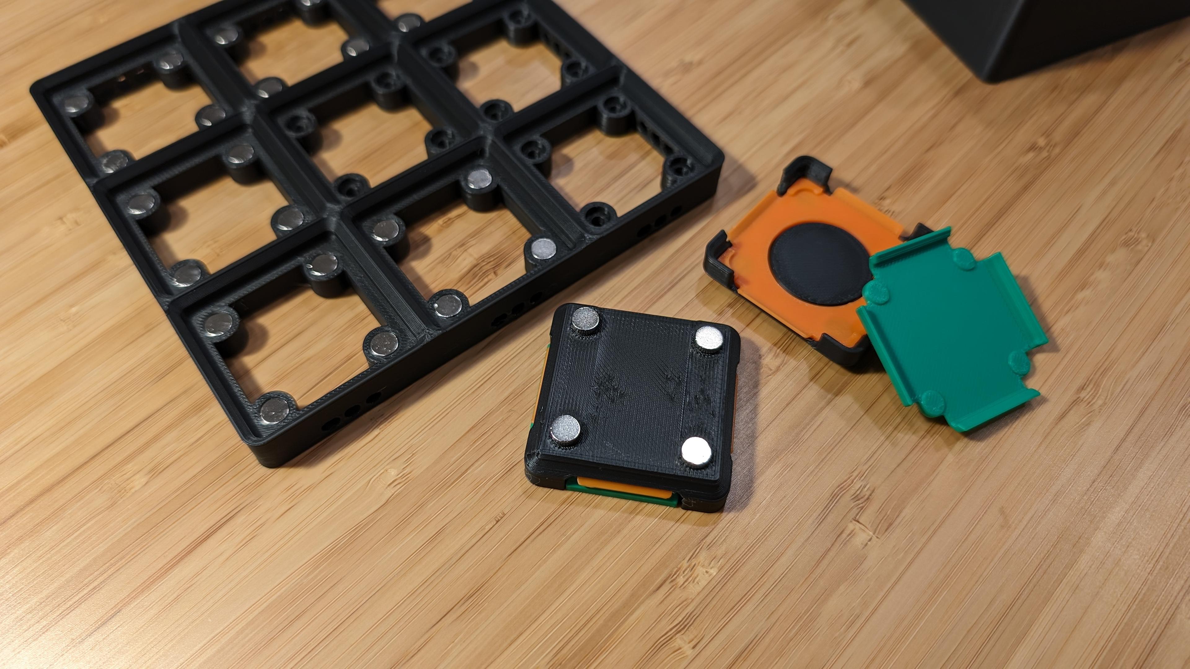 JIGFINITY: All-in-One Gridfinity Magnet Baseplate Bin Jig 3d model