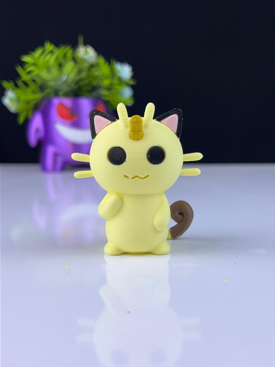 Kawaii Meowth - Multipart 3d model