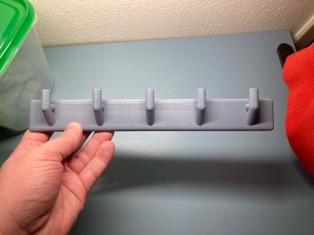 Coat Rack or Key Hanger 3d model