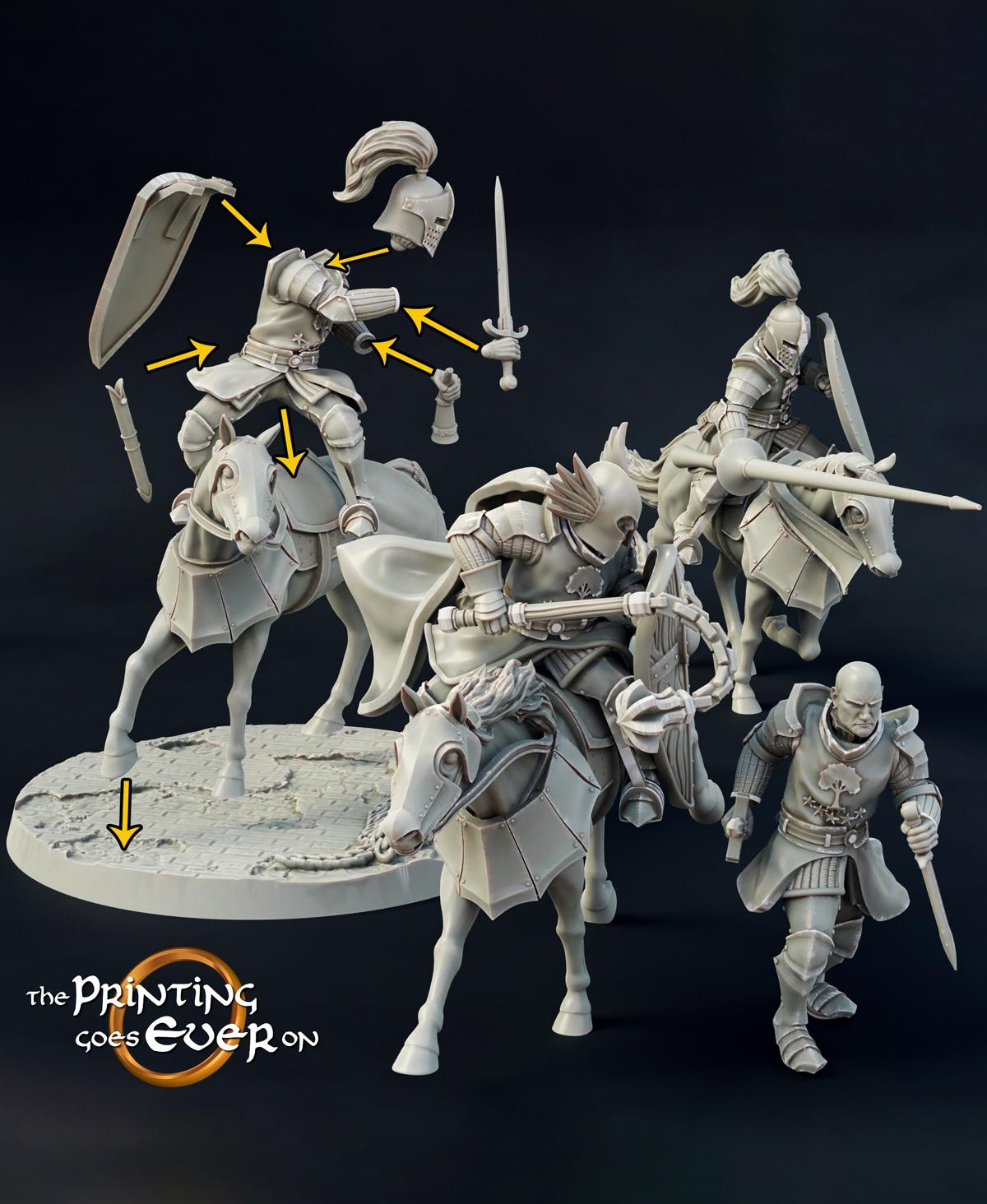 Modular Gonthan Knights 3d model