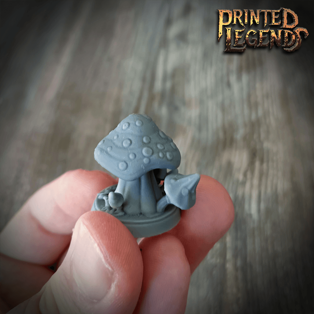 Sporeling - Mushroom environment object for dnd 5e (25mm Base) 3d model