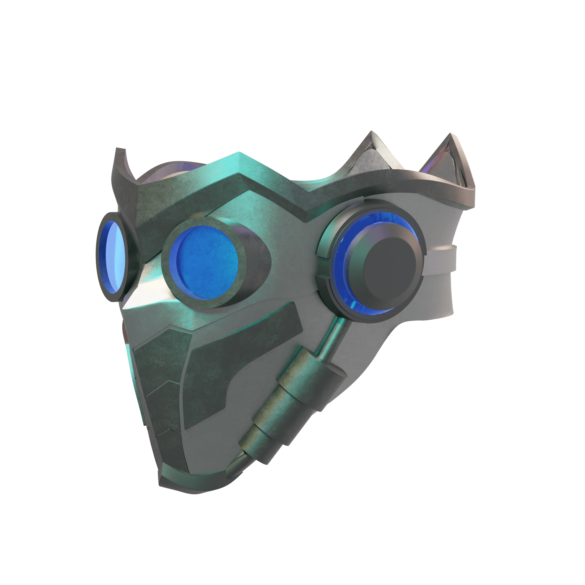 Marvel Rivals Star Lord Mask 3d model