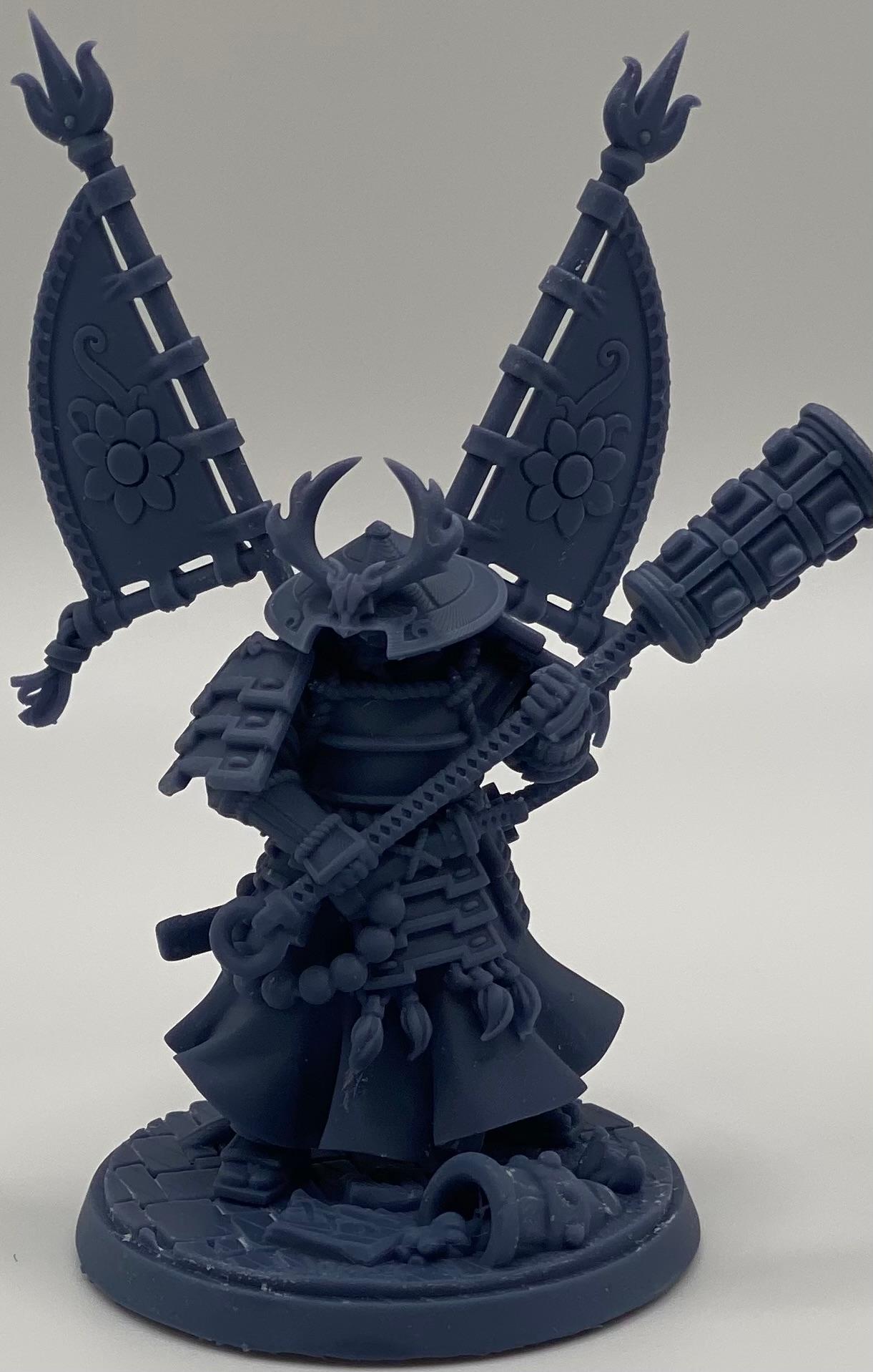 General of Dragon Empire  - Very cool print! Love the detail in it. Hard to get a picture of the face due to the hat but the face is well defined like the rest of the model. - 3d model