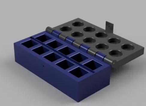 (Testor) Model paint storage box 3d model