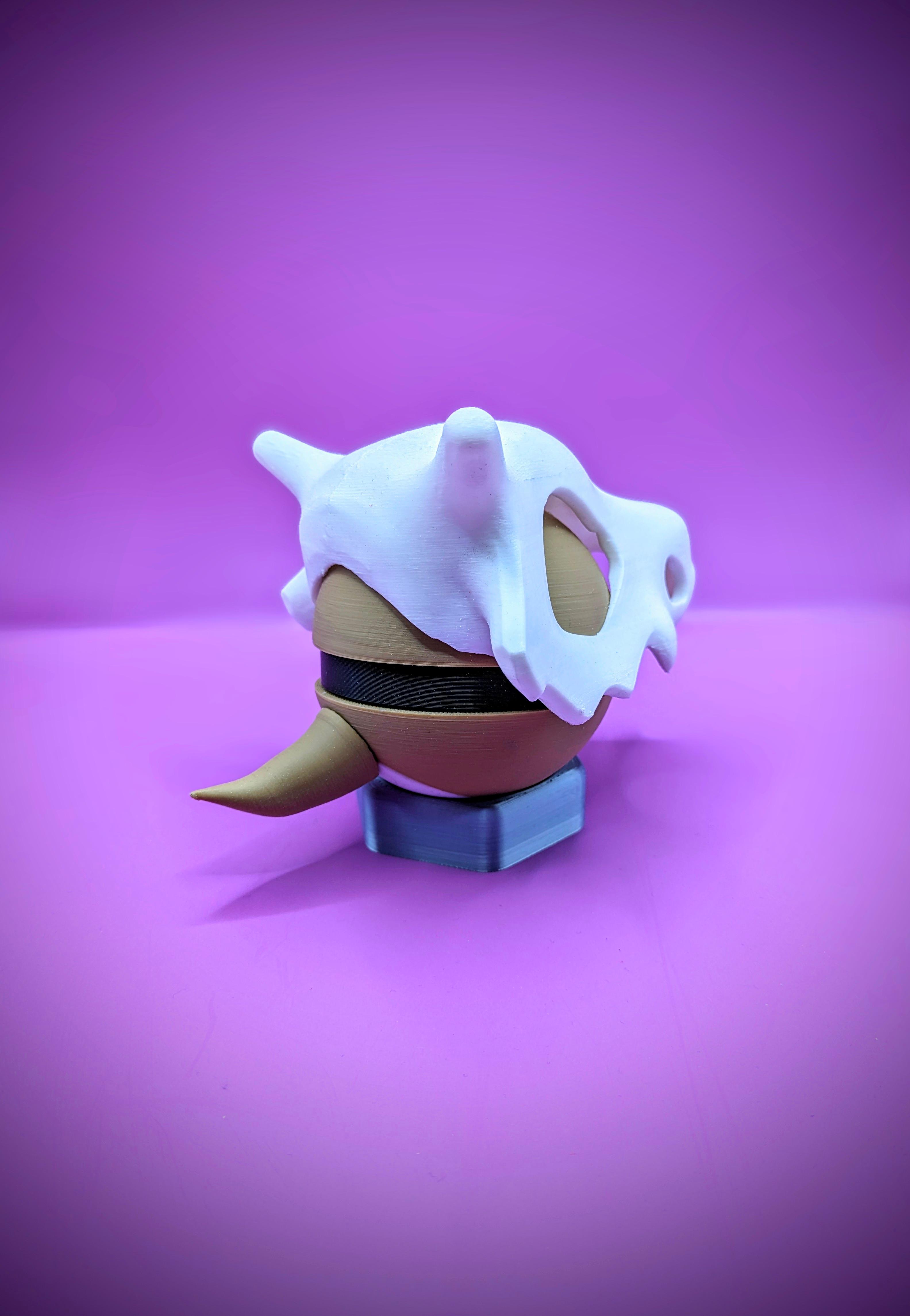 Cubone Pokeball (MULTIPART).stl 3d model