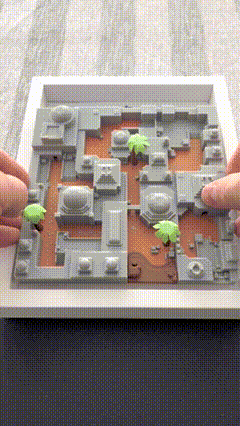 3D Printed Gaming Map - Inspired by "Dust 2 from Counter Strike" 3d model