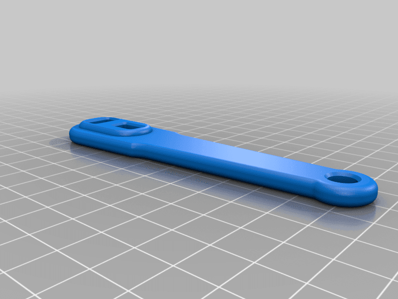 Oxygen Tank Wrench Keys 3d model